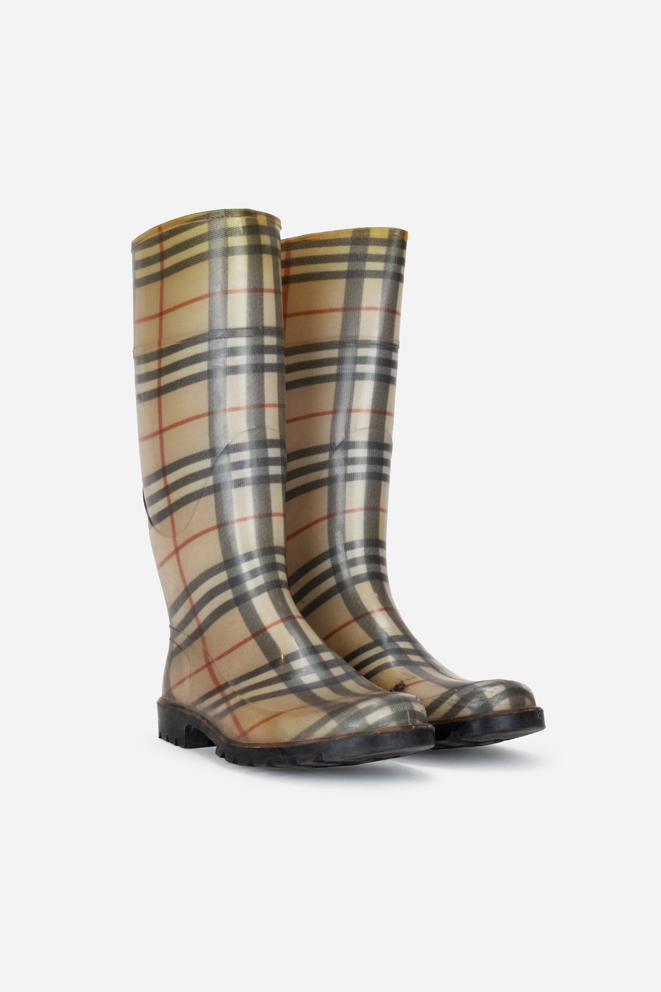 Striped rain hot sale boots