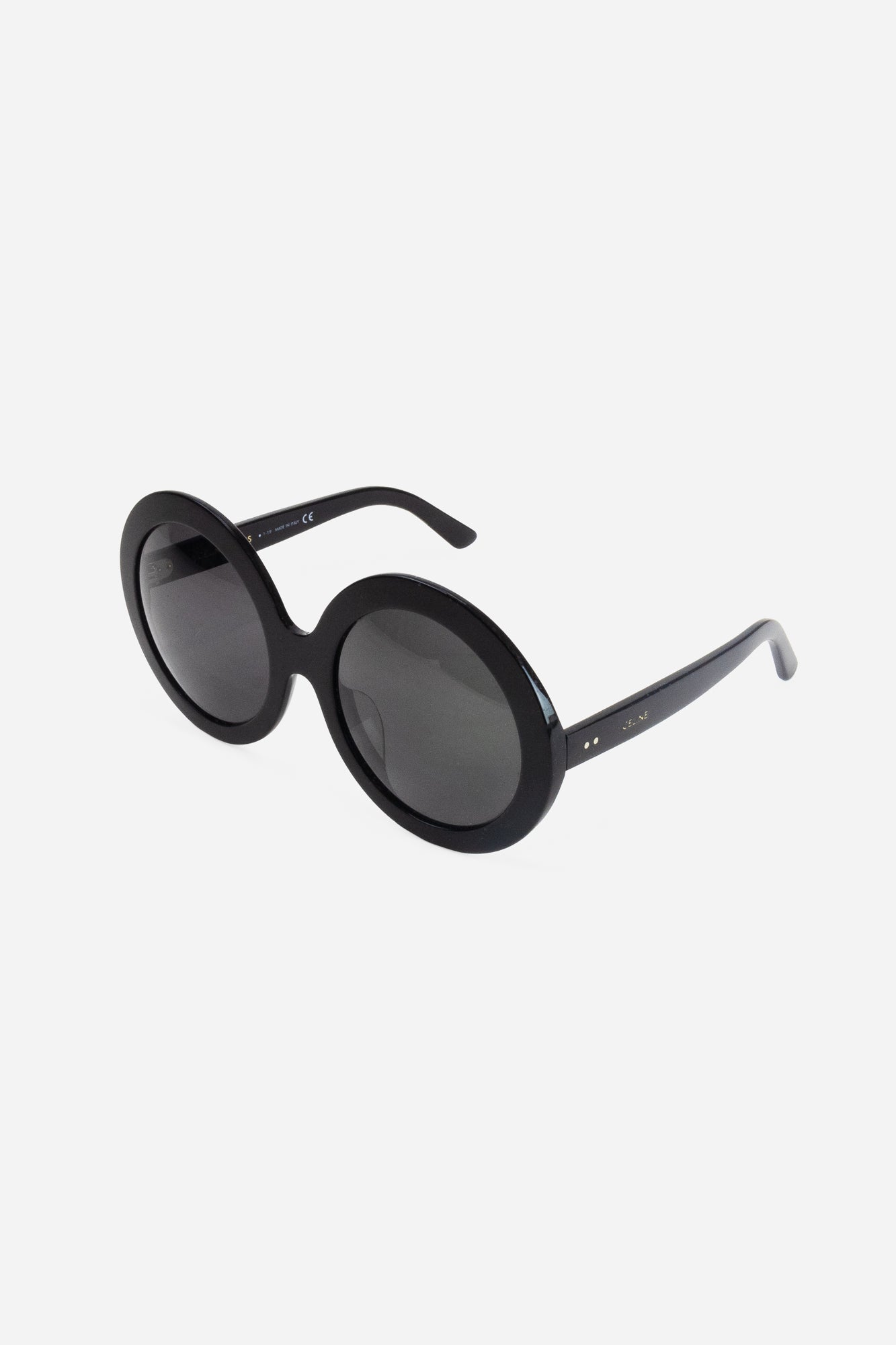 Chunky Circle Black Frame Sunglasses