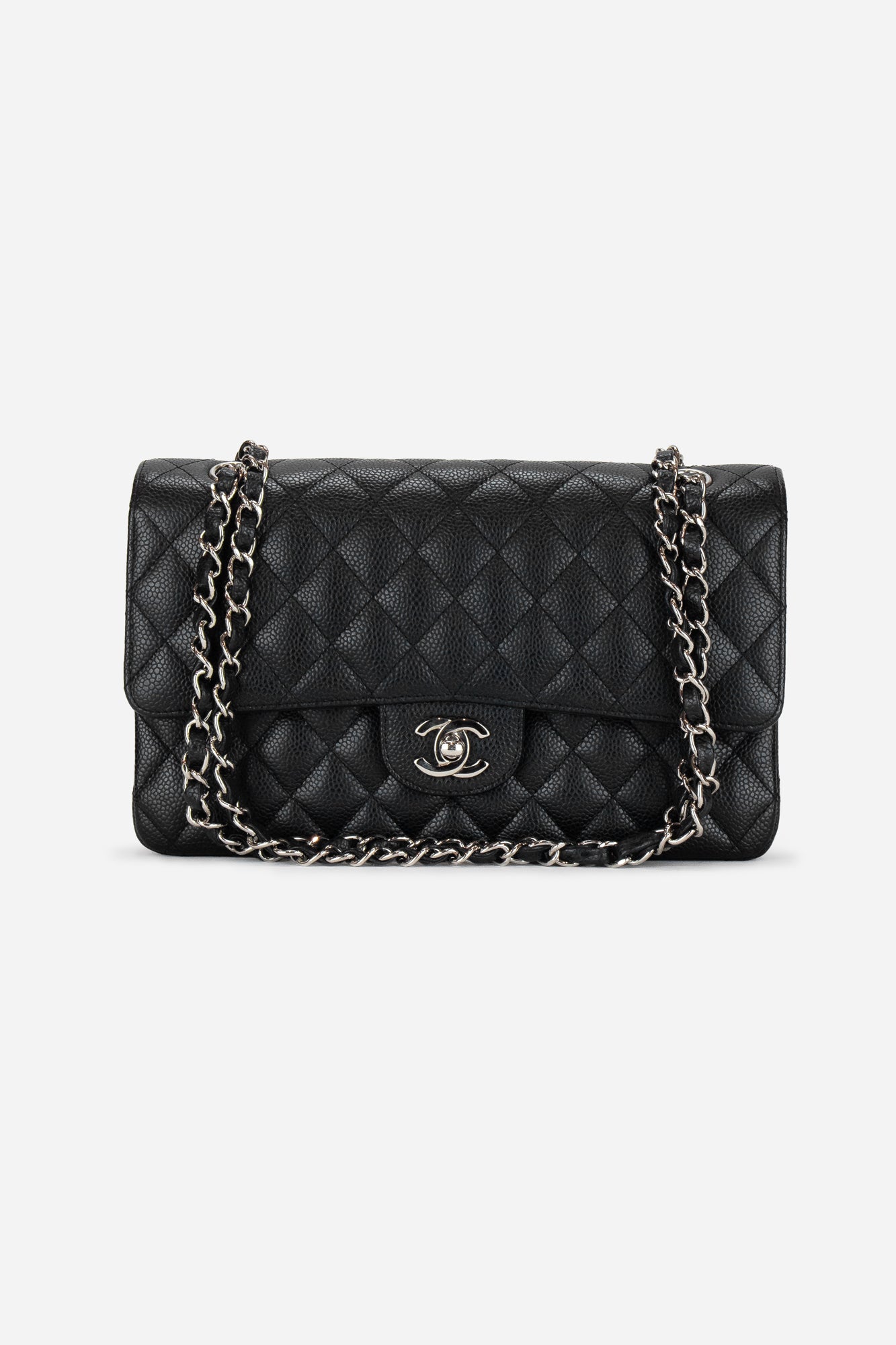 Chanel Vintage Black Quilted Caviar Timeless Medallion Tote Silver  Hardware, 2000-2002 Available For Immediate Sale At Sotheby's