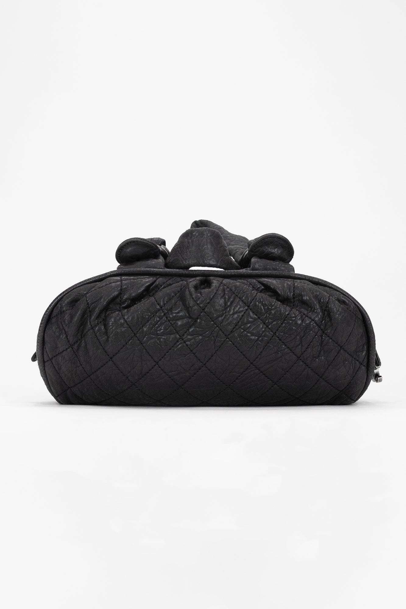 Chanel quilted bowling bag sale