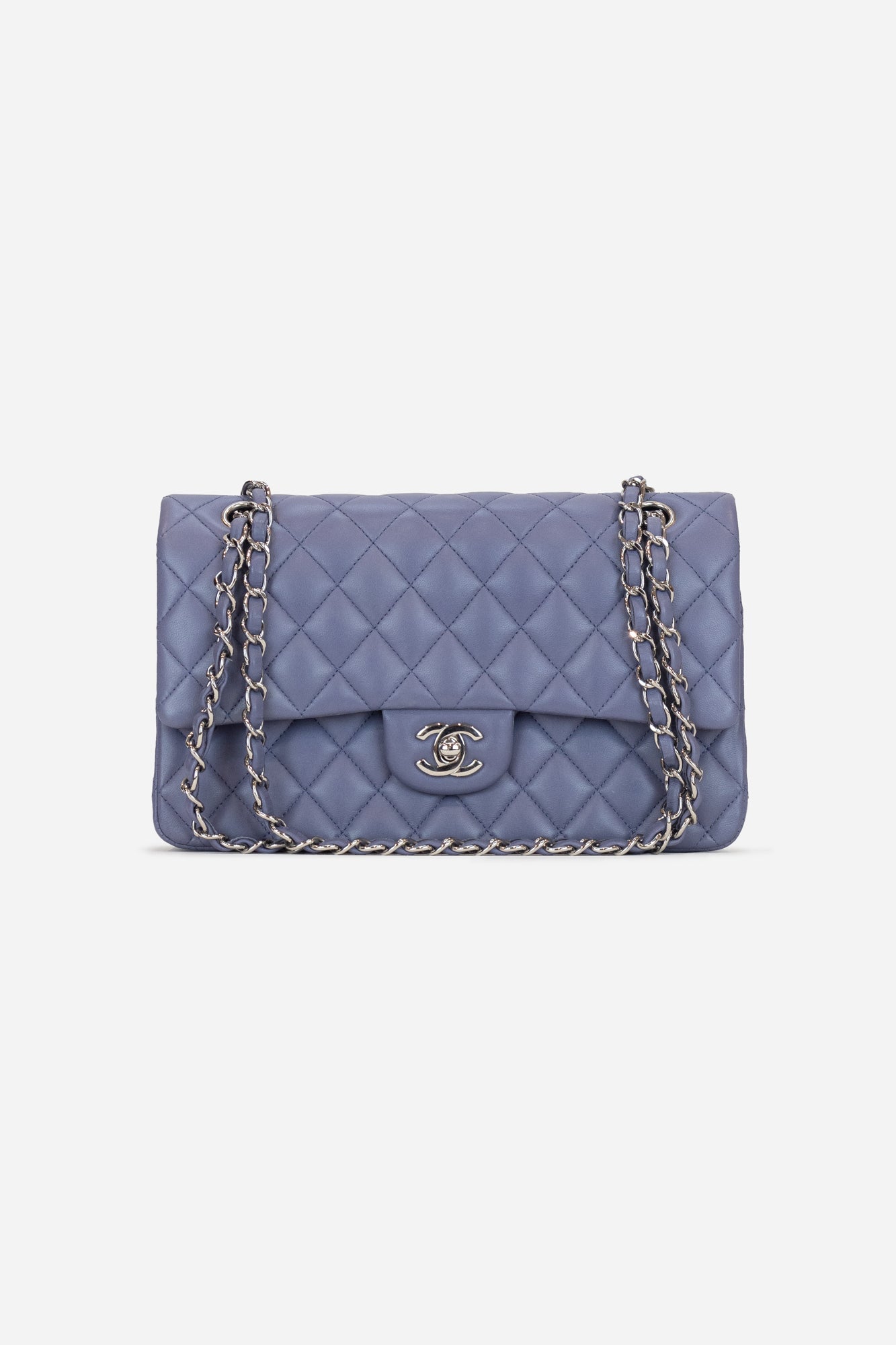 Purple Medium Classic Double Flap SHW