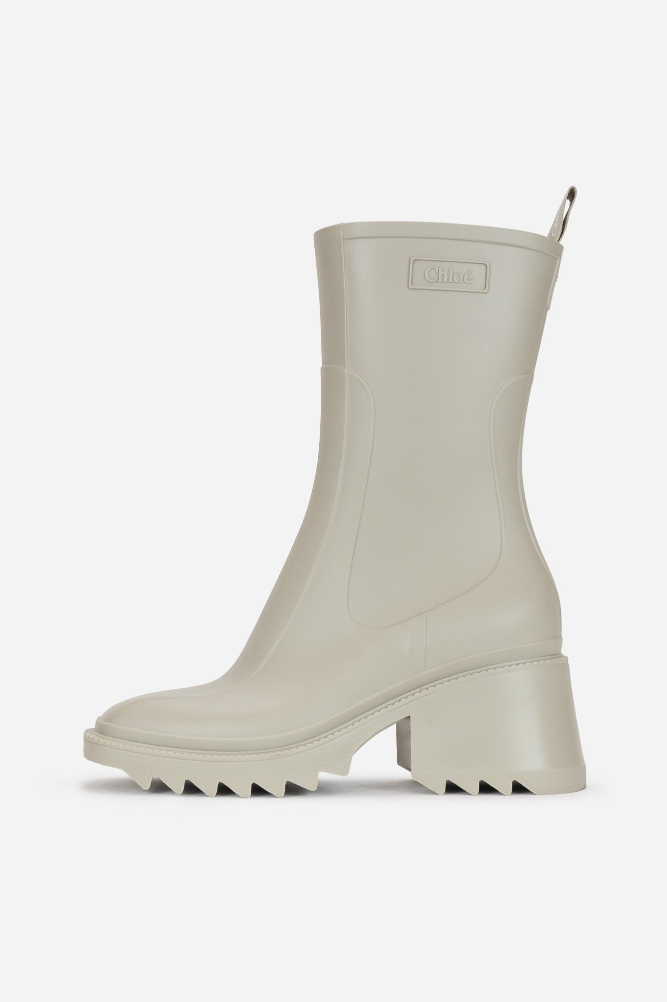 Taupe Rubber Rain Boots