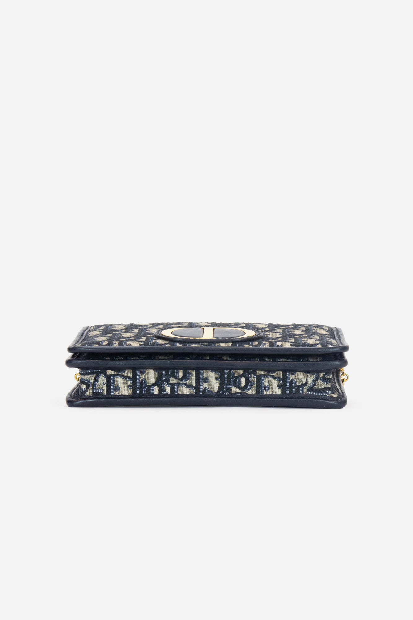 30 Montaigne Blue Oblique Jacquard Bag