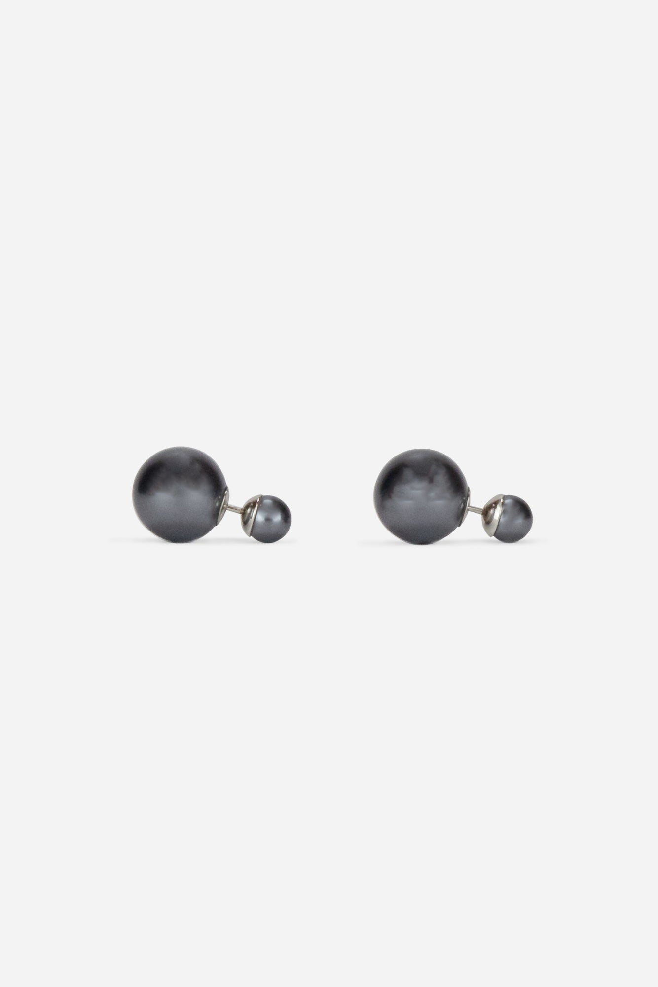 Grey Pearl Mise En Dior Tribal Earrings