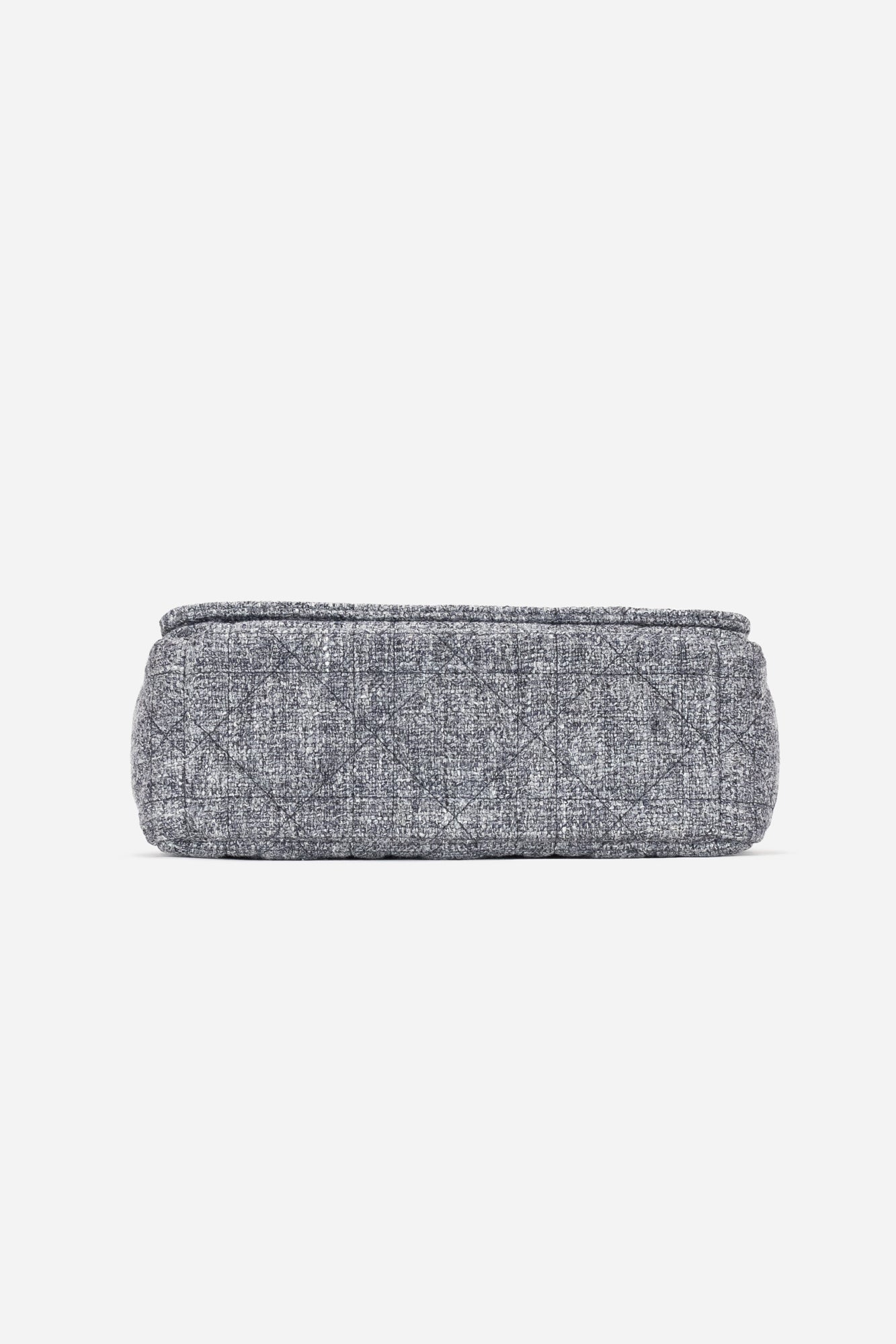 Grey Tweed Macrocannage Medium Caro Bag