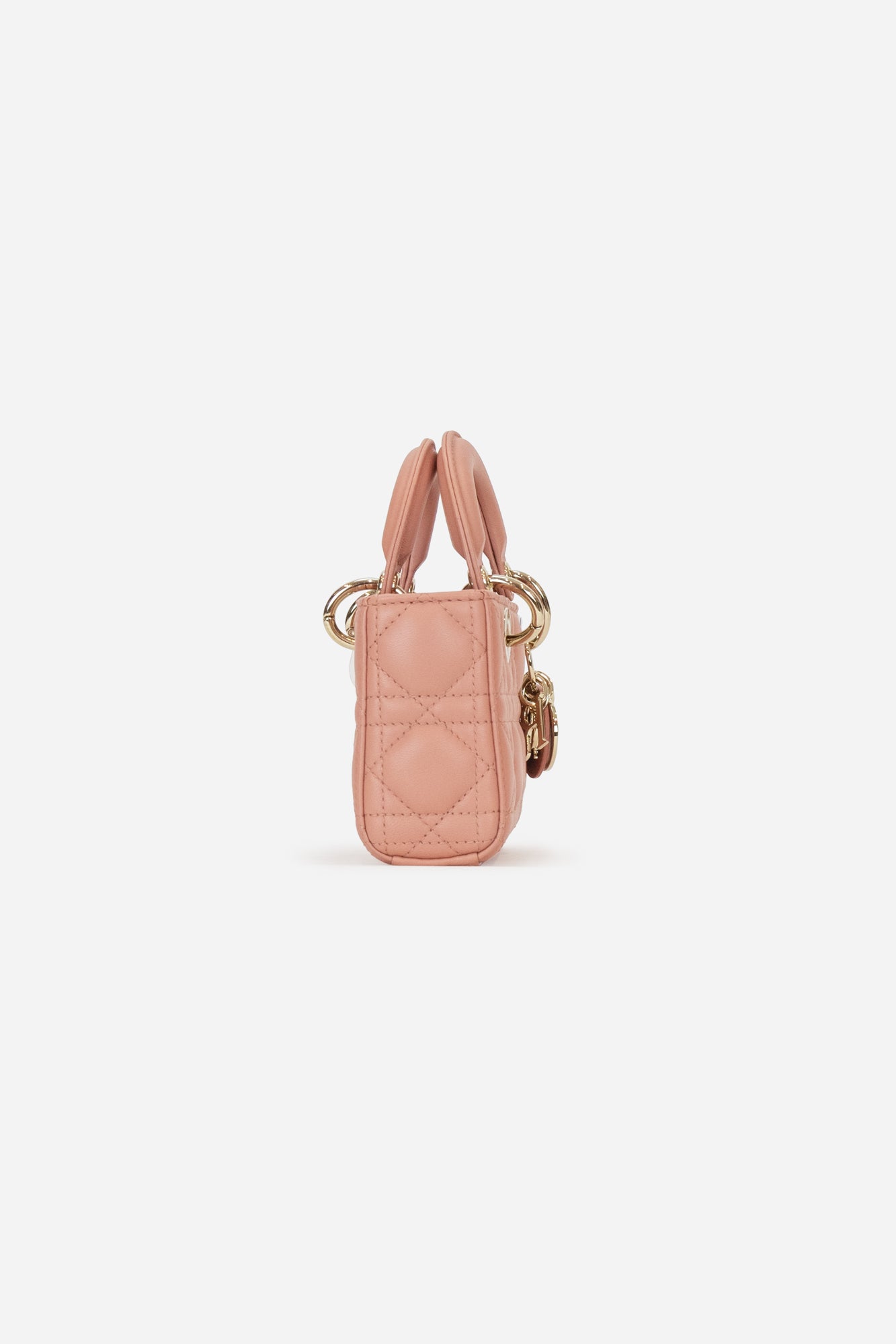 Lady D-Joy Rose Des Vents Cannage Micro Bag