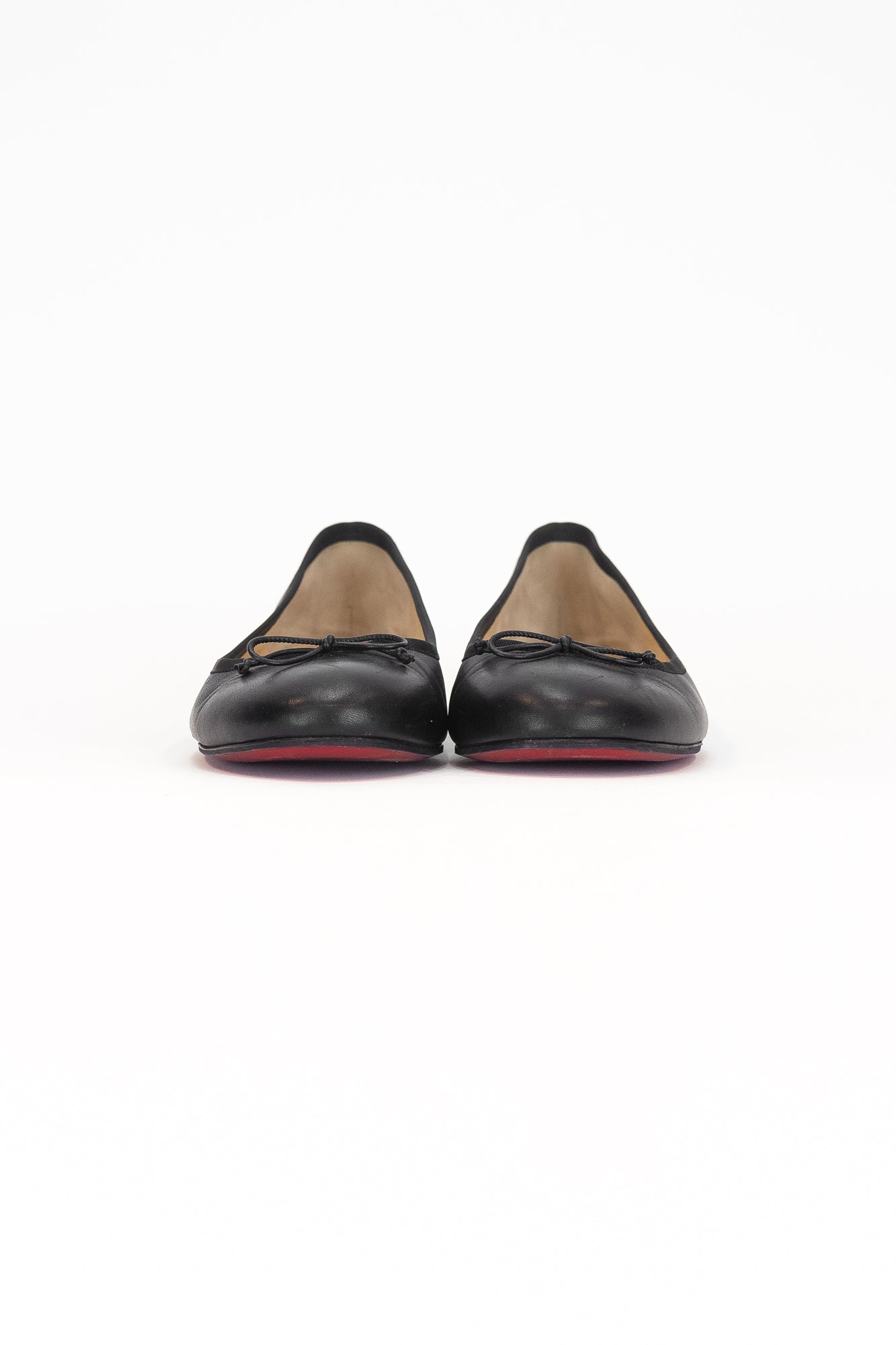 Black Heel Studded Ballet Flat