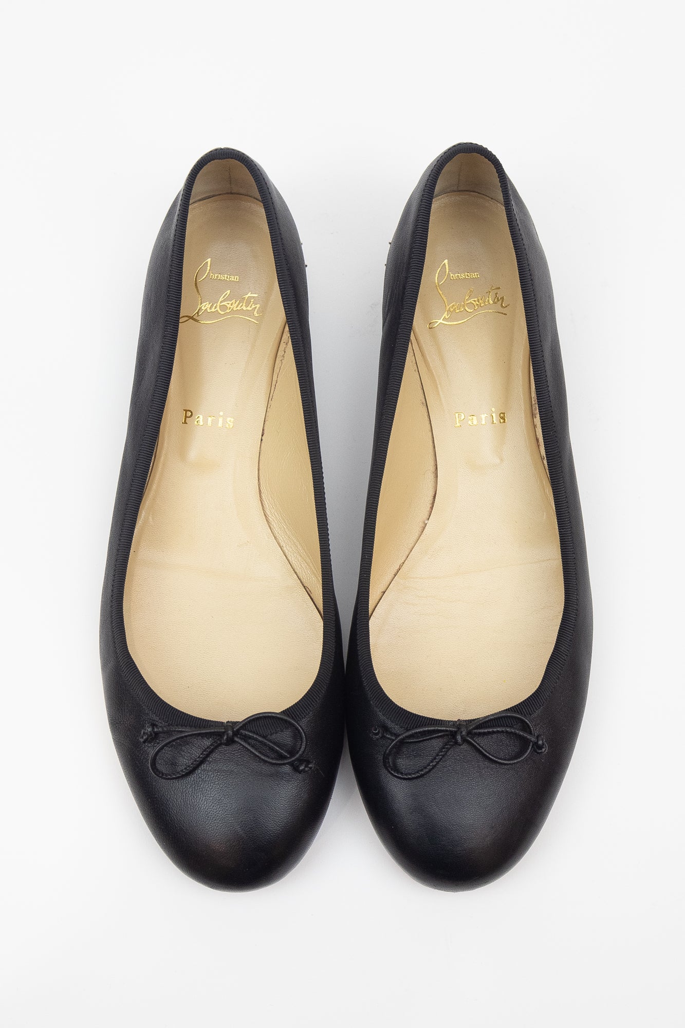 Black Heel Studded Ballet Flat