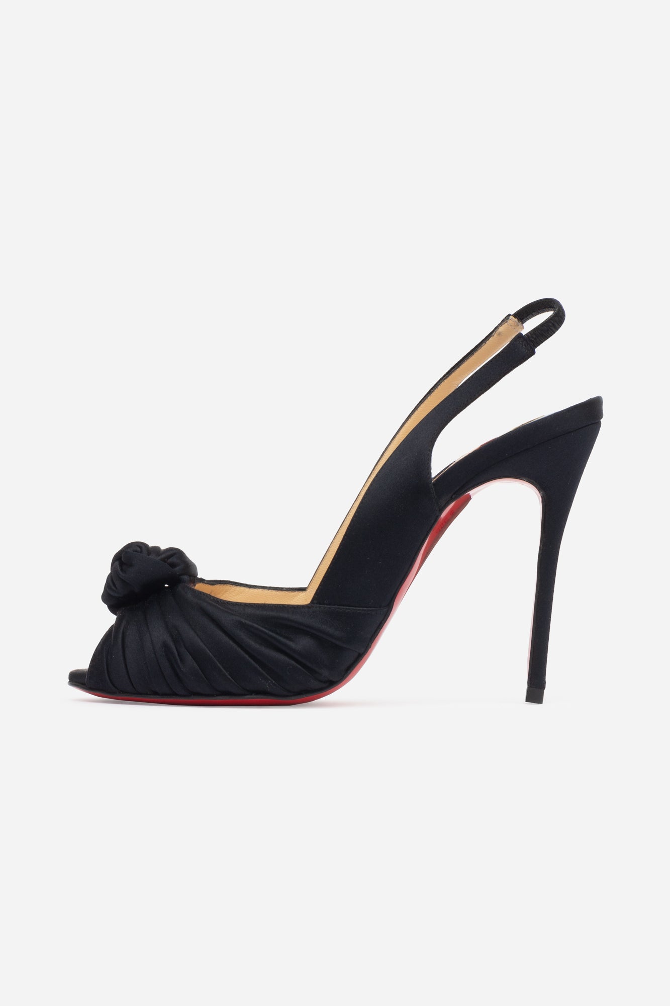 Black Knot Sling Back Pump