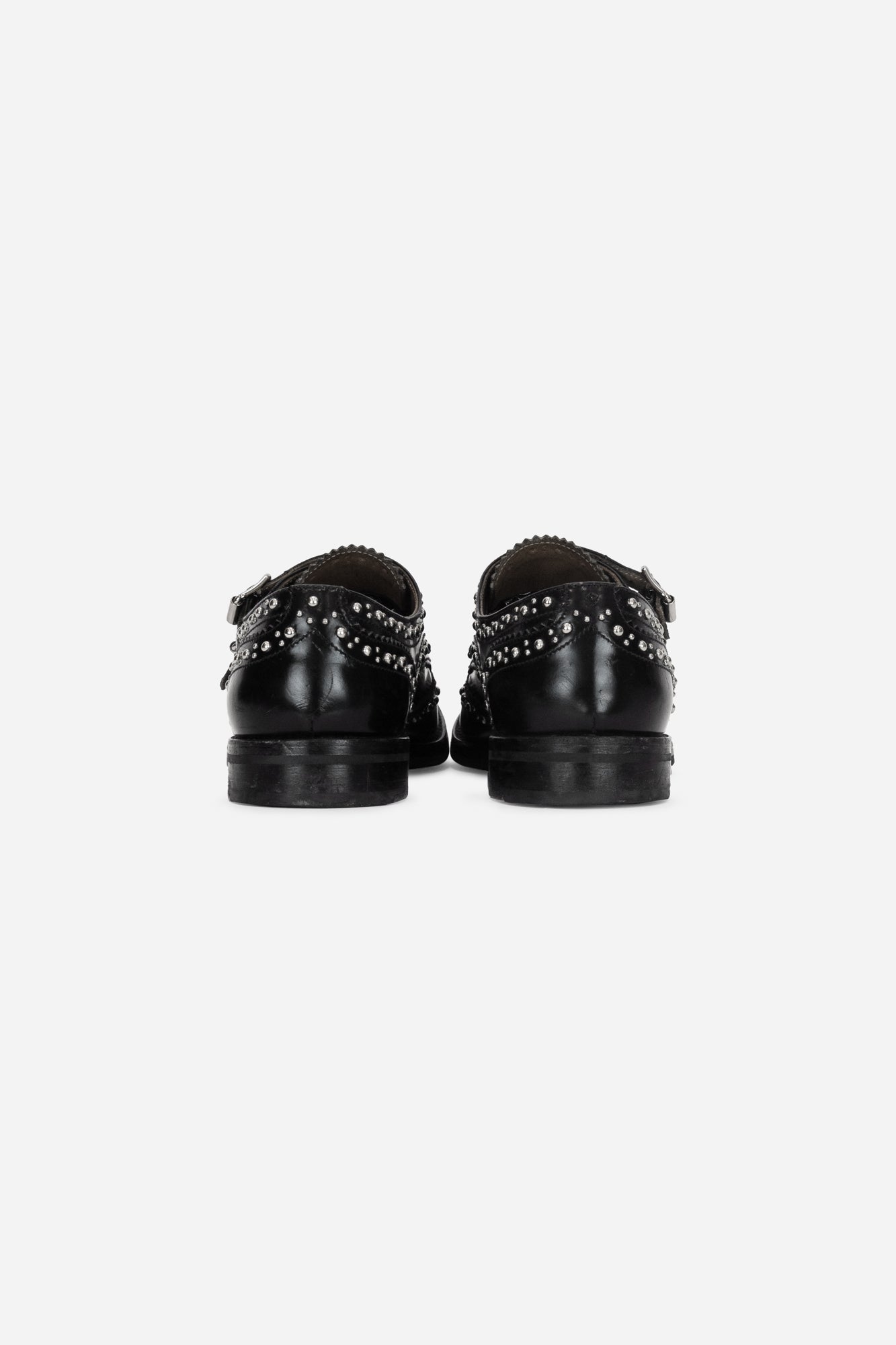 Double Monk Lana Studded Loafers