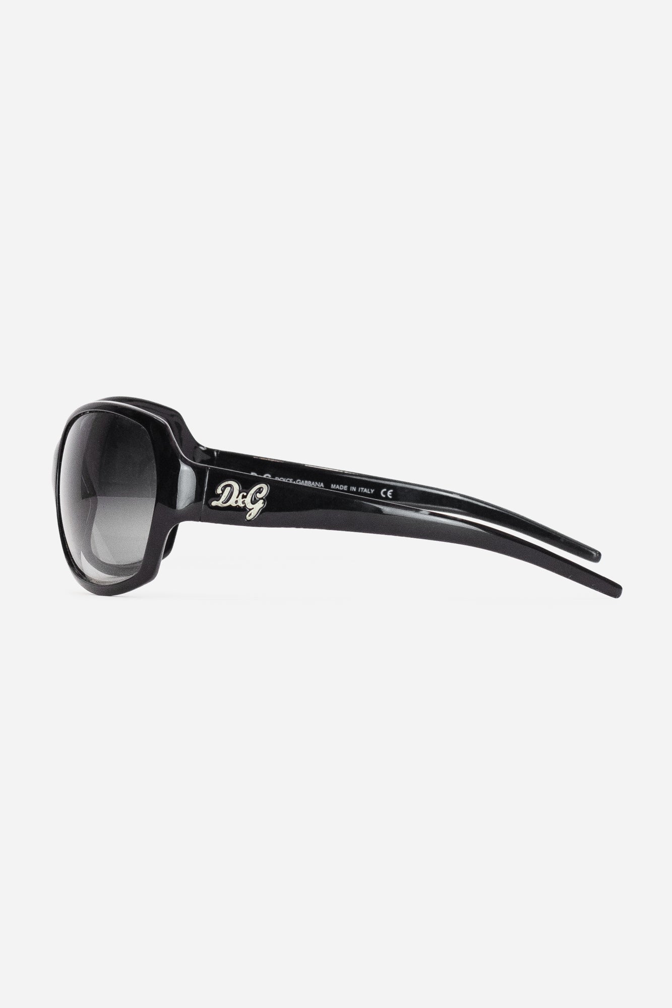 Black Sunglasses W/ Silver D&G Logo on Arms