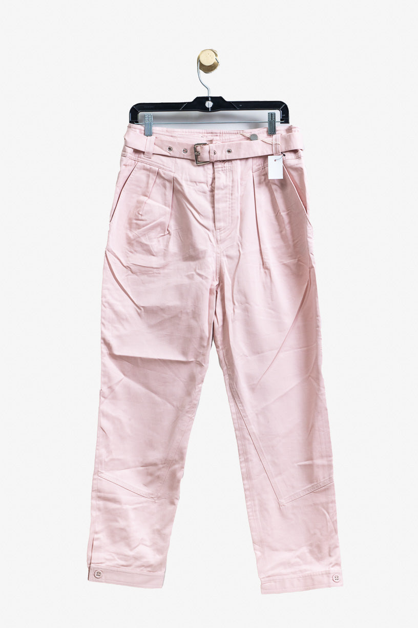 Pink Belted Pant Cotton