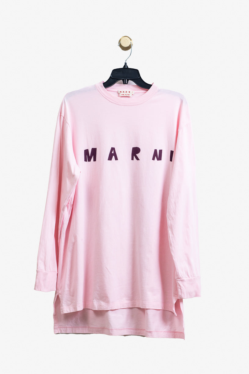 Pink Graphic Marni Long Sleeve Cotton