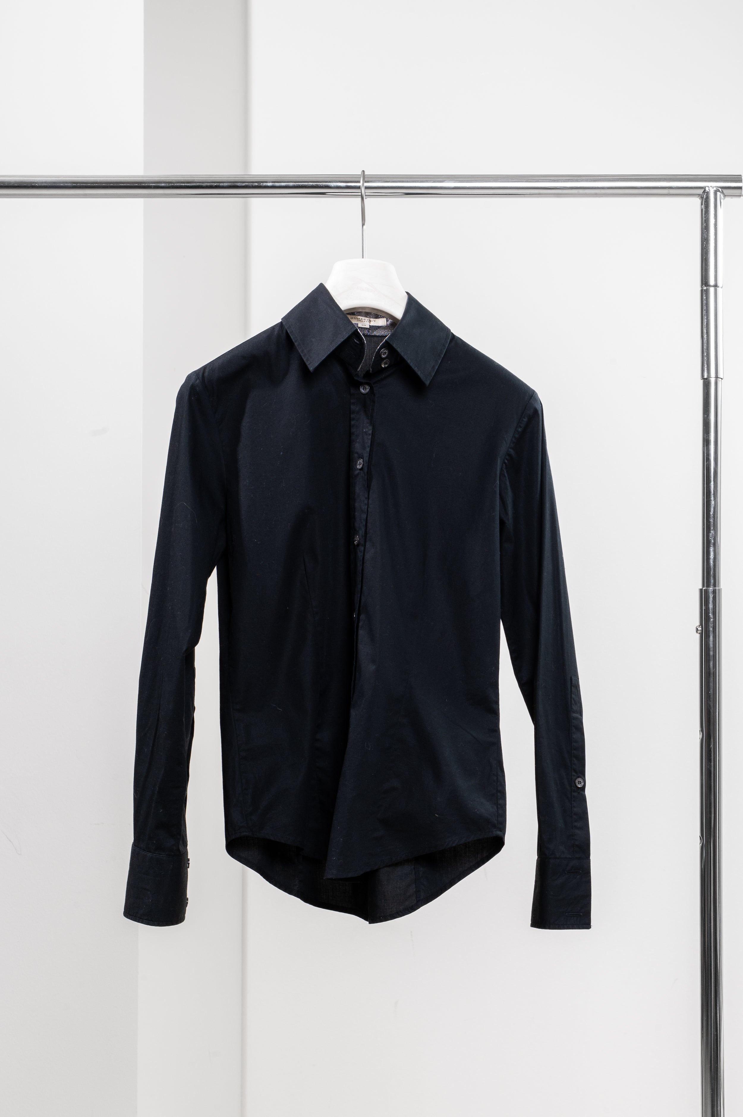 Black Button-Up Blouse