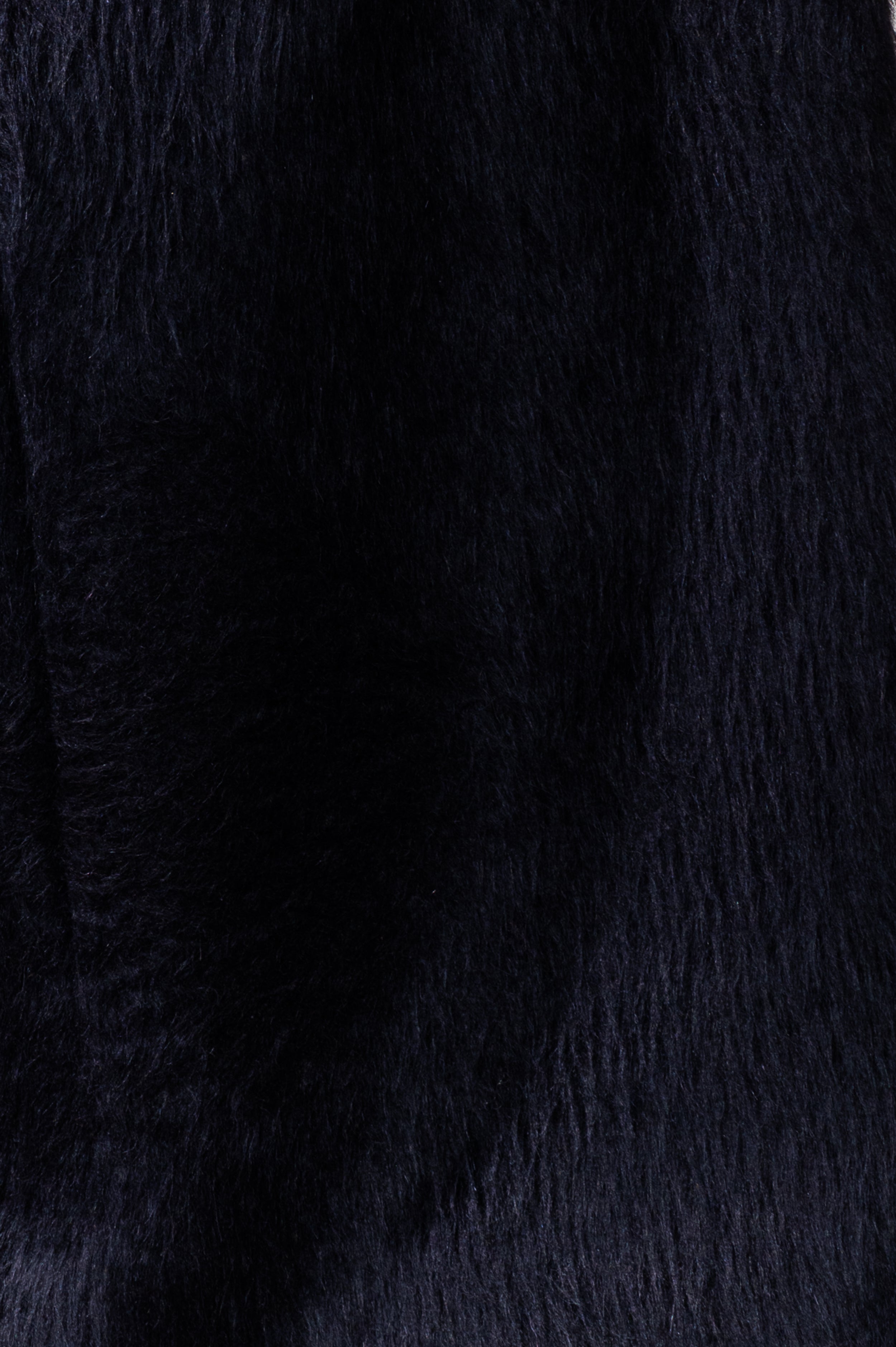 Black Alpaca Pencil Skirt