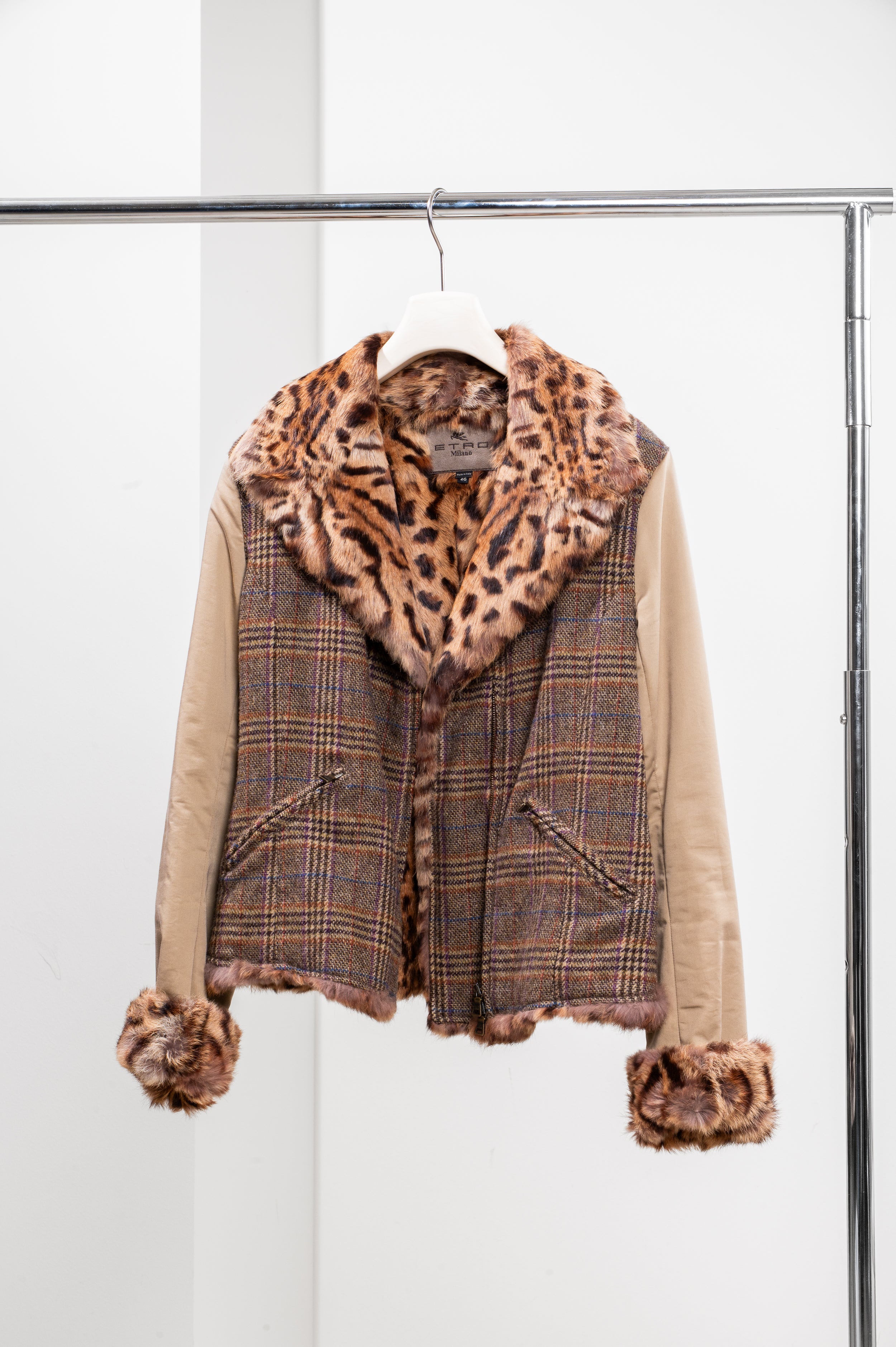 Wool & Fur-lined Jacket