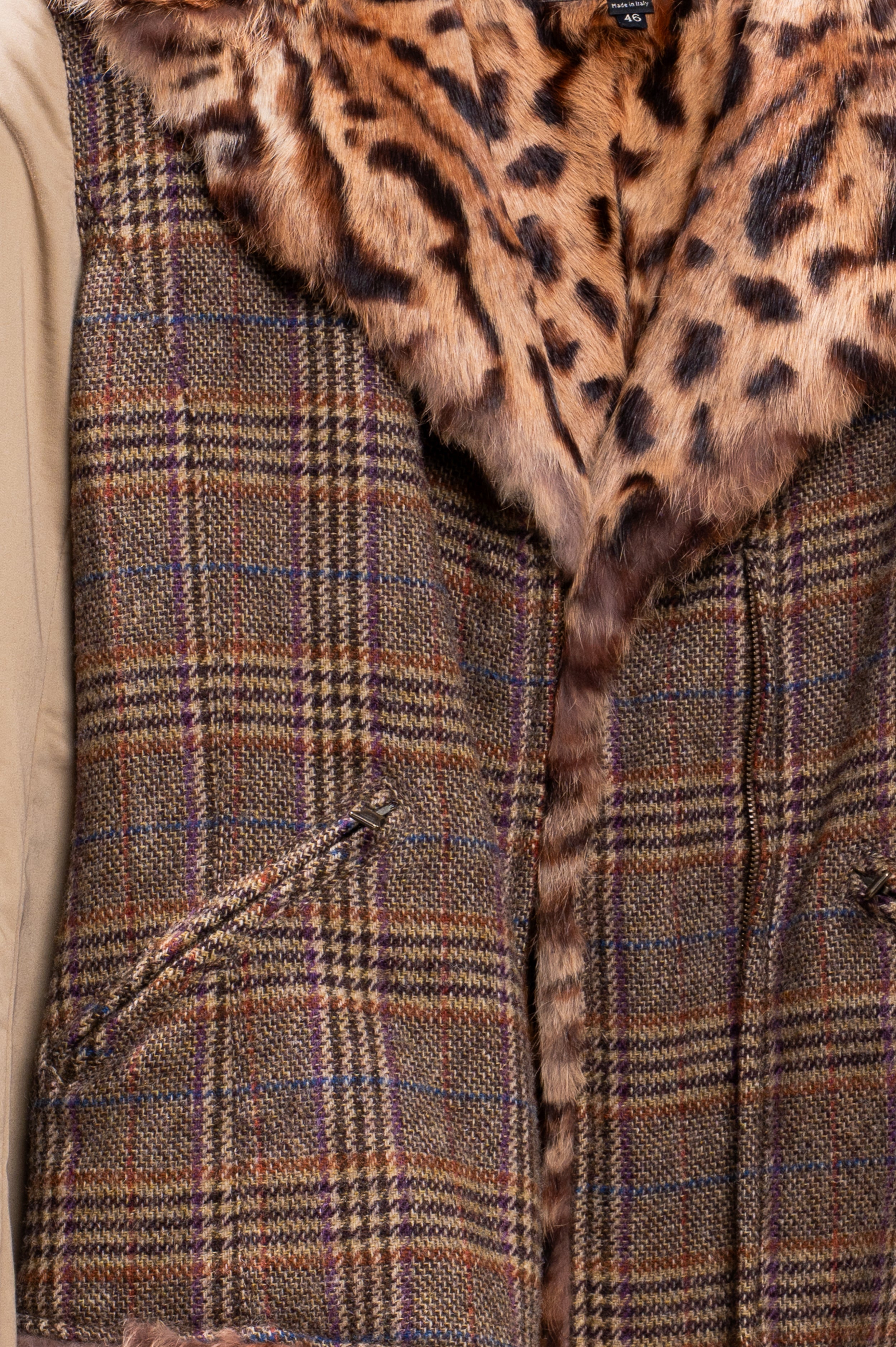 Wool & Fur-lined Jacket