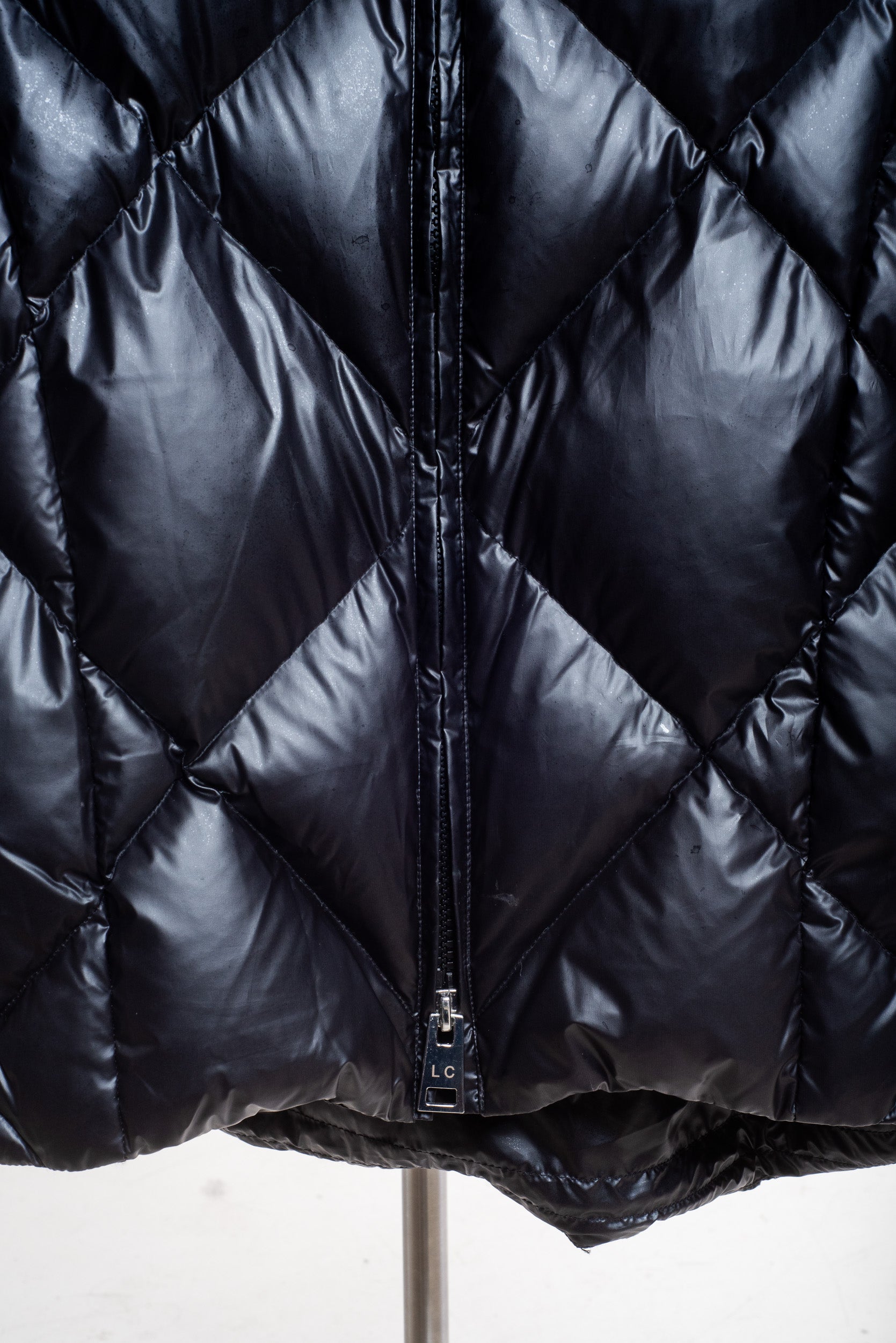 Black Hooded Oversize Puffer Jacket
