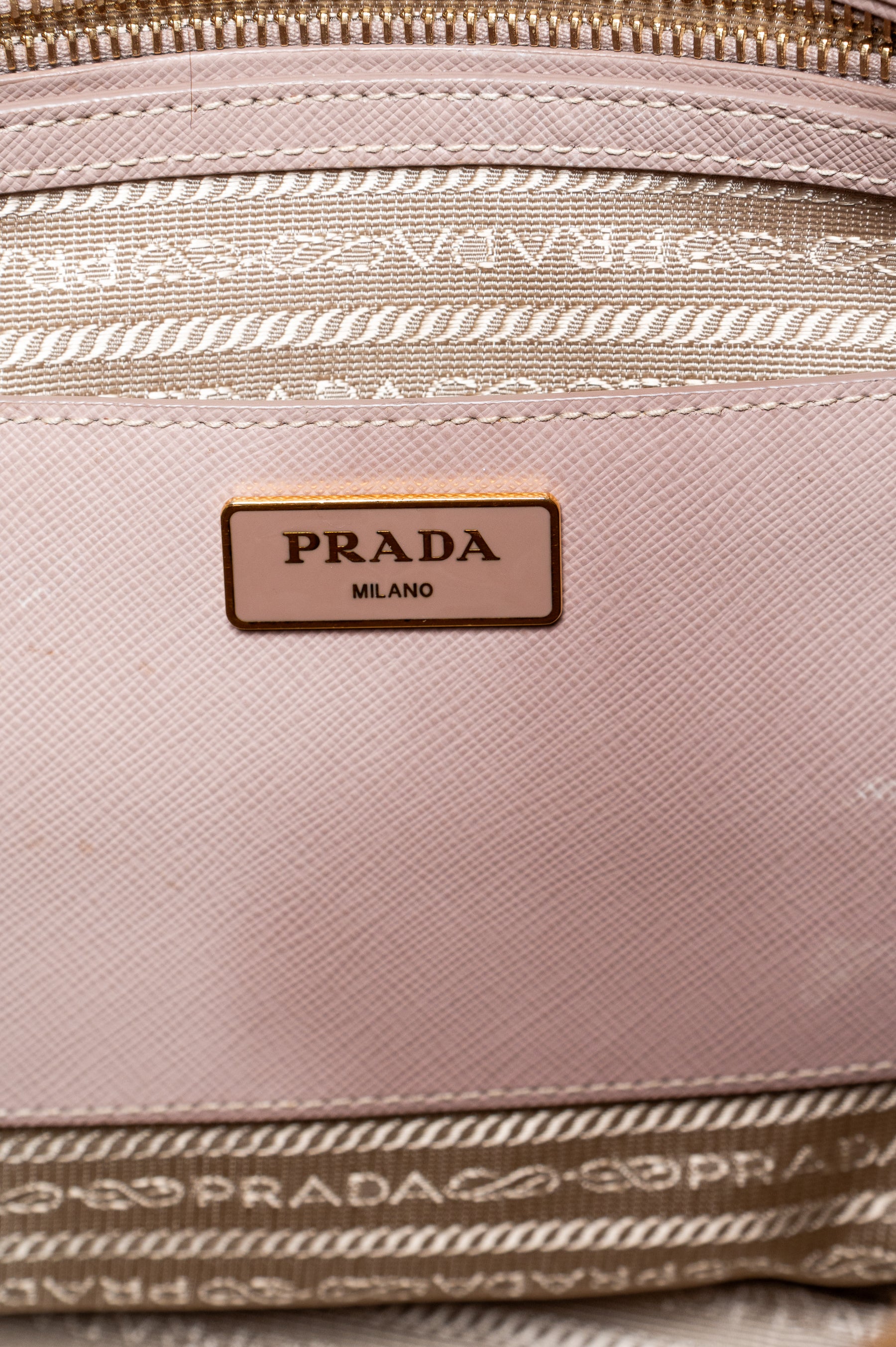 Blush Large Galleria Top Handle Bag