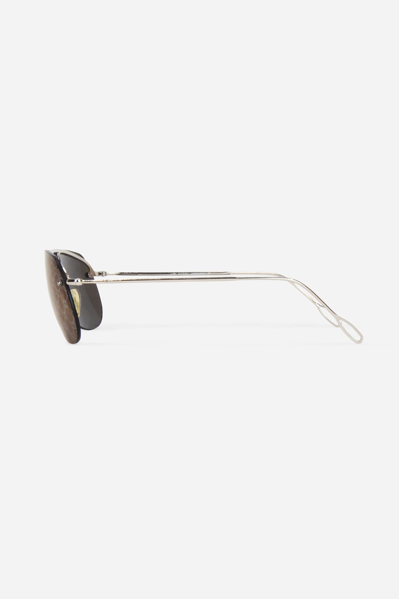 Blue GG Monogram Aviator Sunglasses