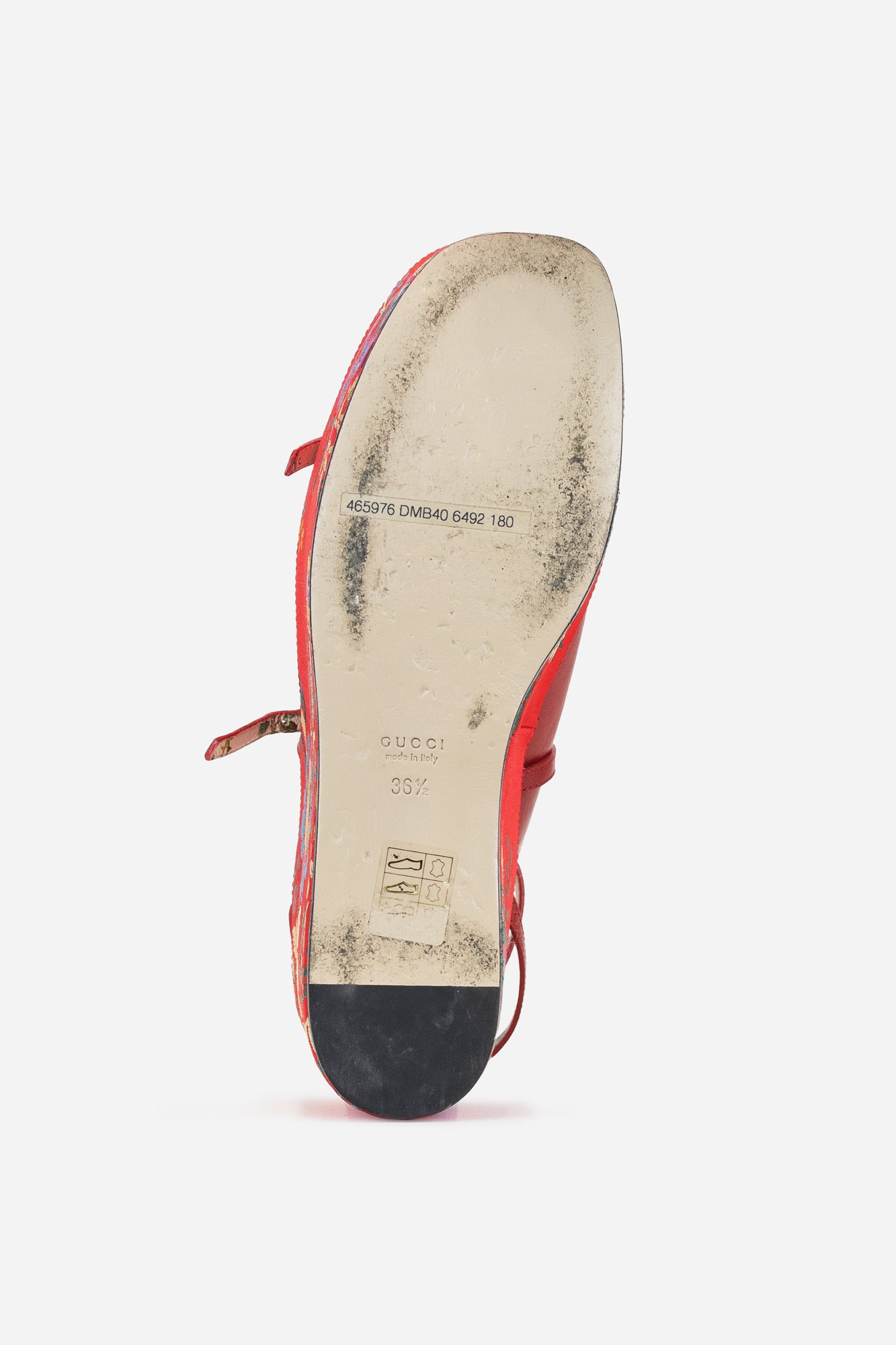 Hannelore Detachable Platform Ballet Flat In Red