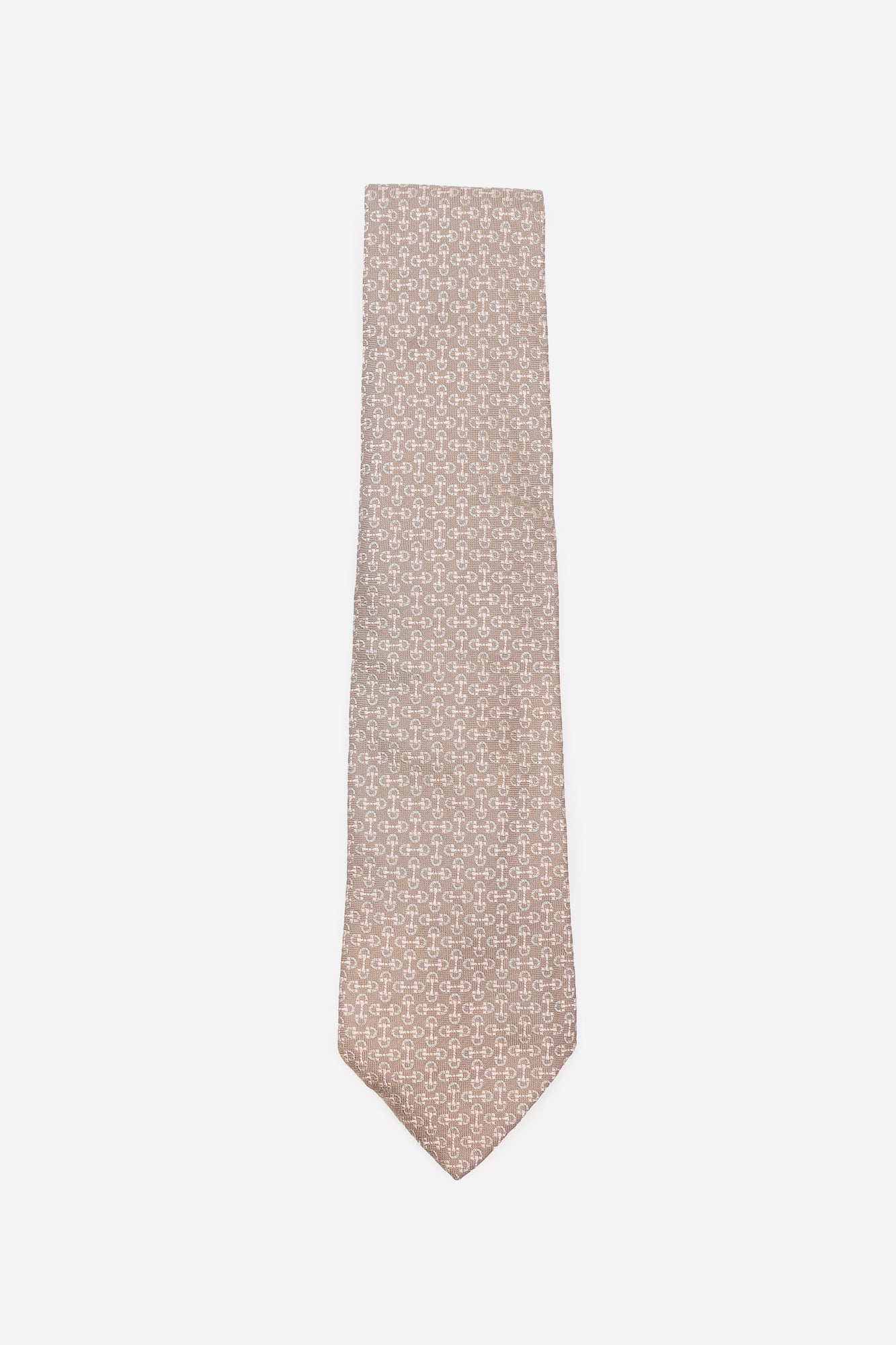 Pink Horse-bit Pattern Tie