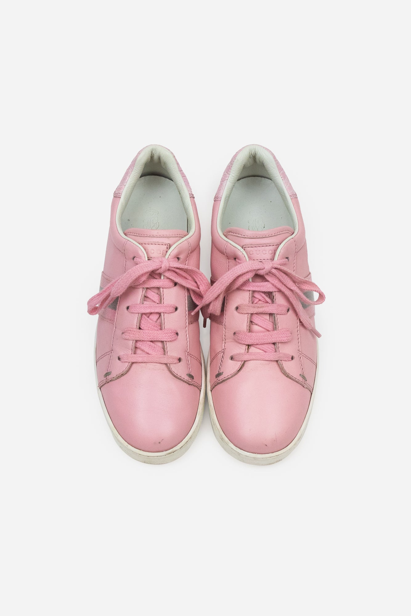 Pink Leather Trainer