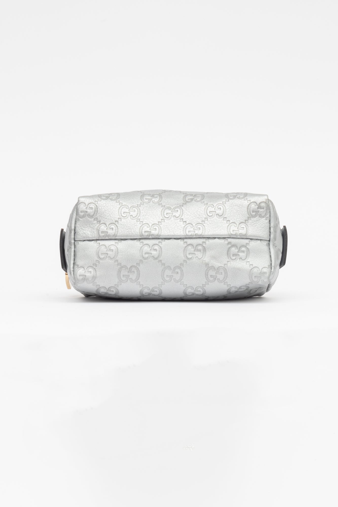 Silver Guccissama Cosmetic Case