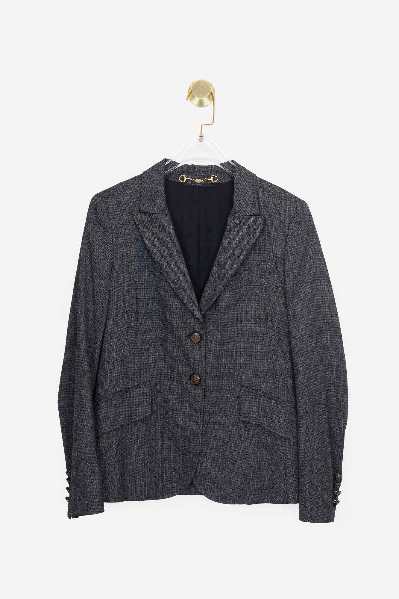 Two Button Grey Blazer