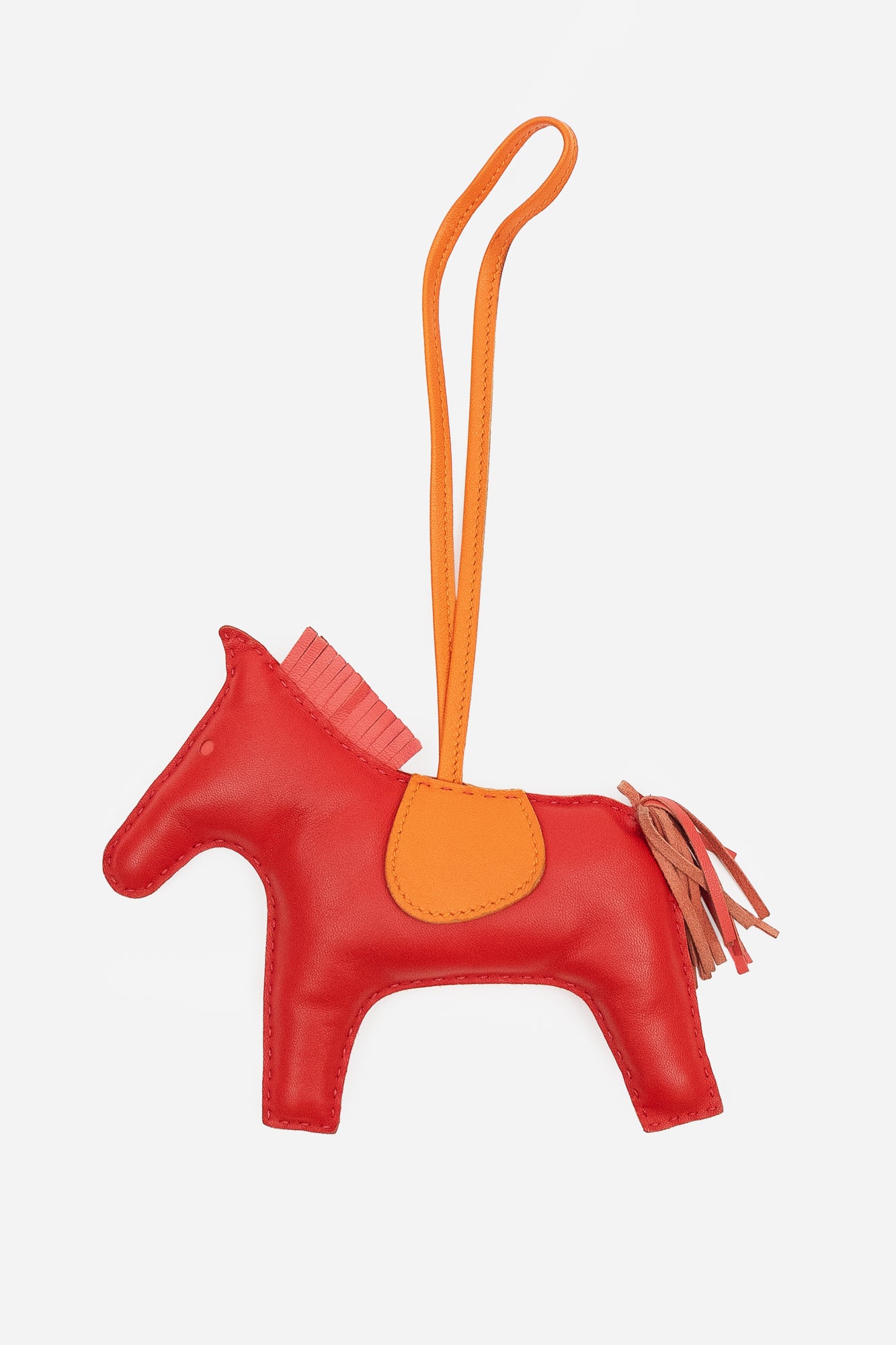 Leather Horse Bag Charm