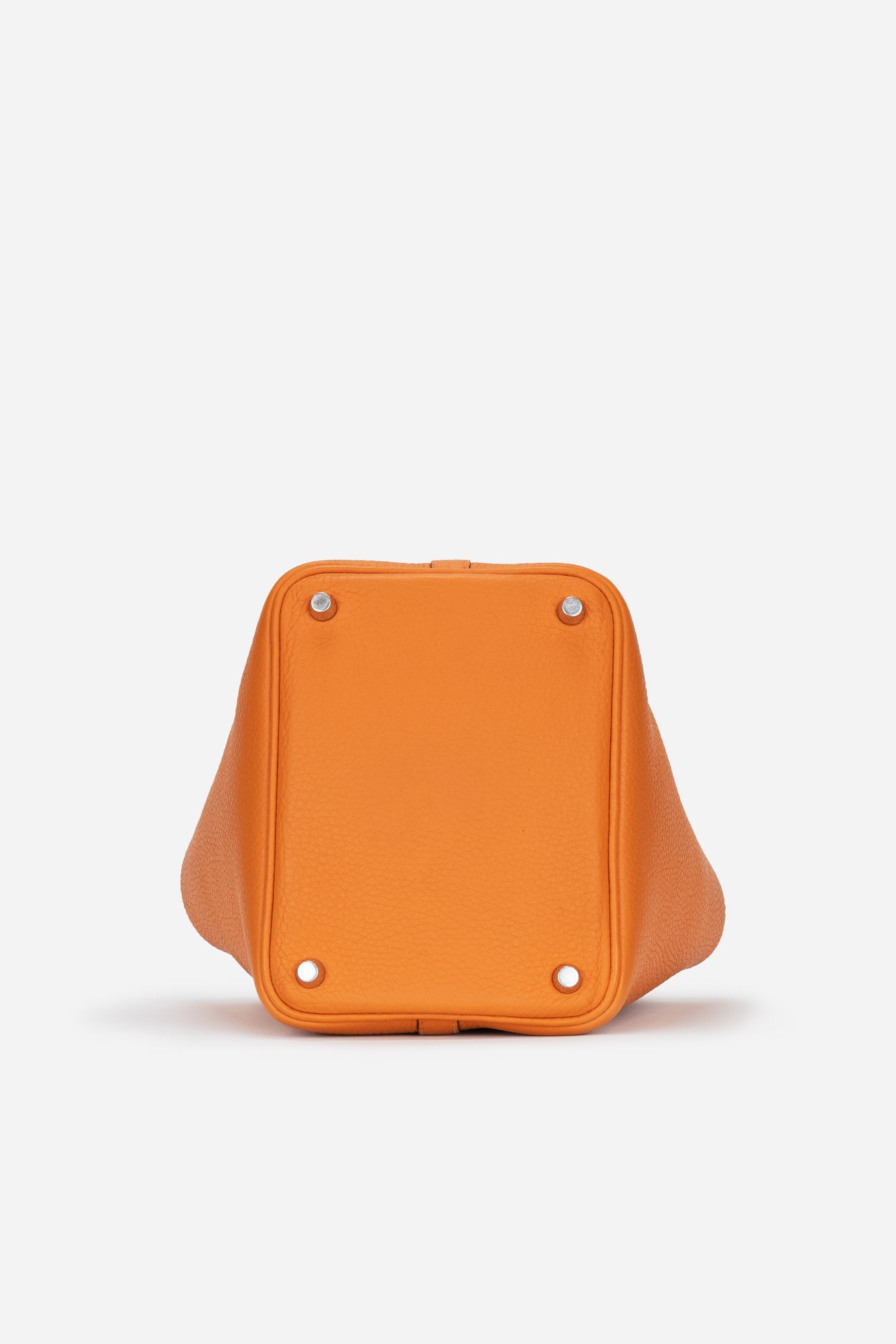 Hermes Picotin Lock 18 Pocket Bag Orange/Orange in Goeland Canvas / Swift  Calfskin with Gold-tone - US