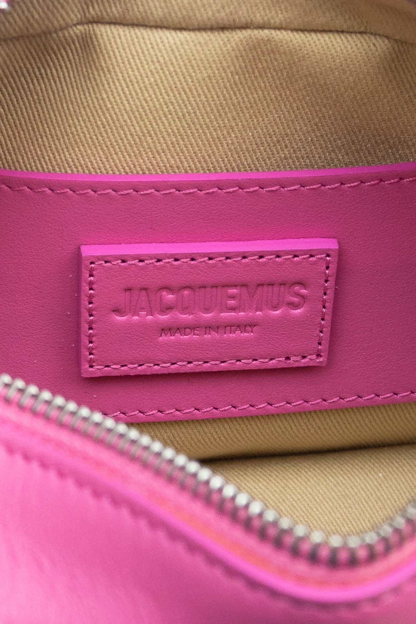 Pink Le Baneto Leather Crossbody Bag