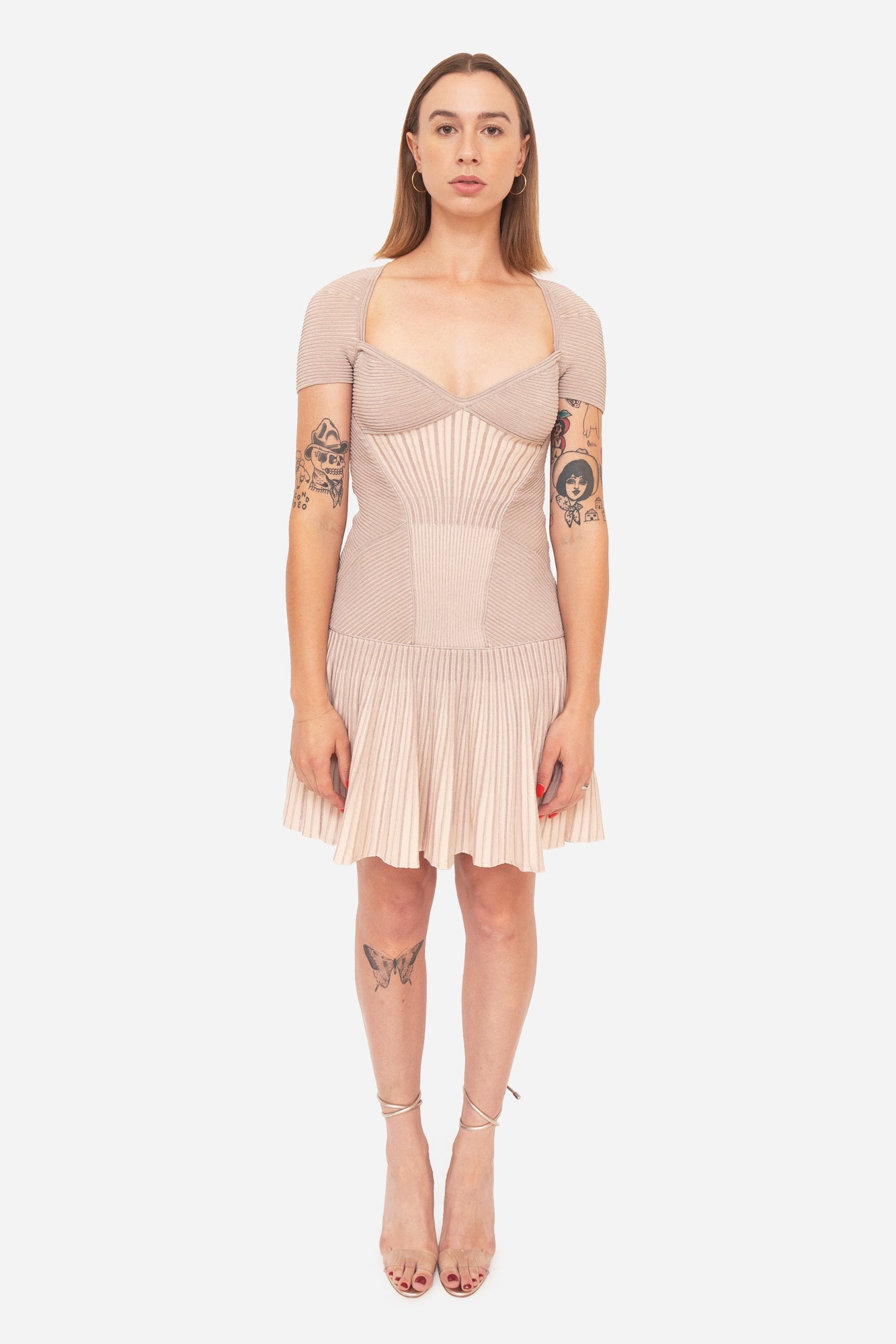 Rose Gold Shortsleeve Dress