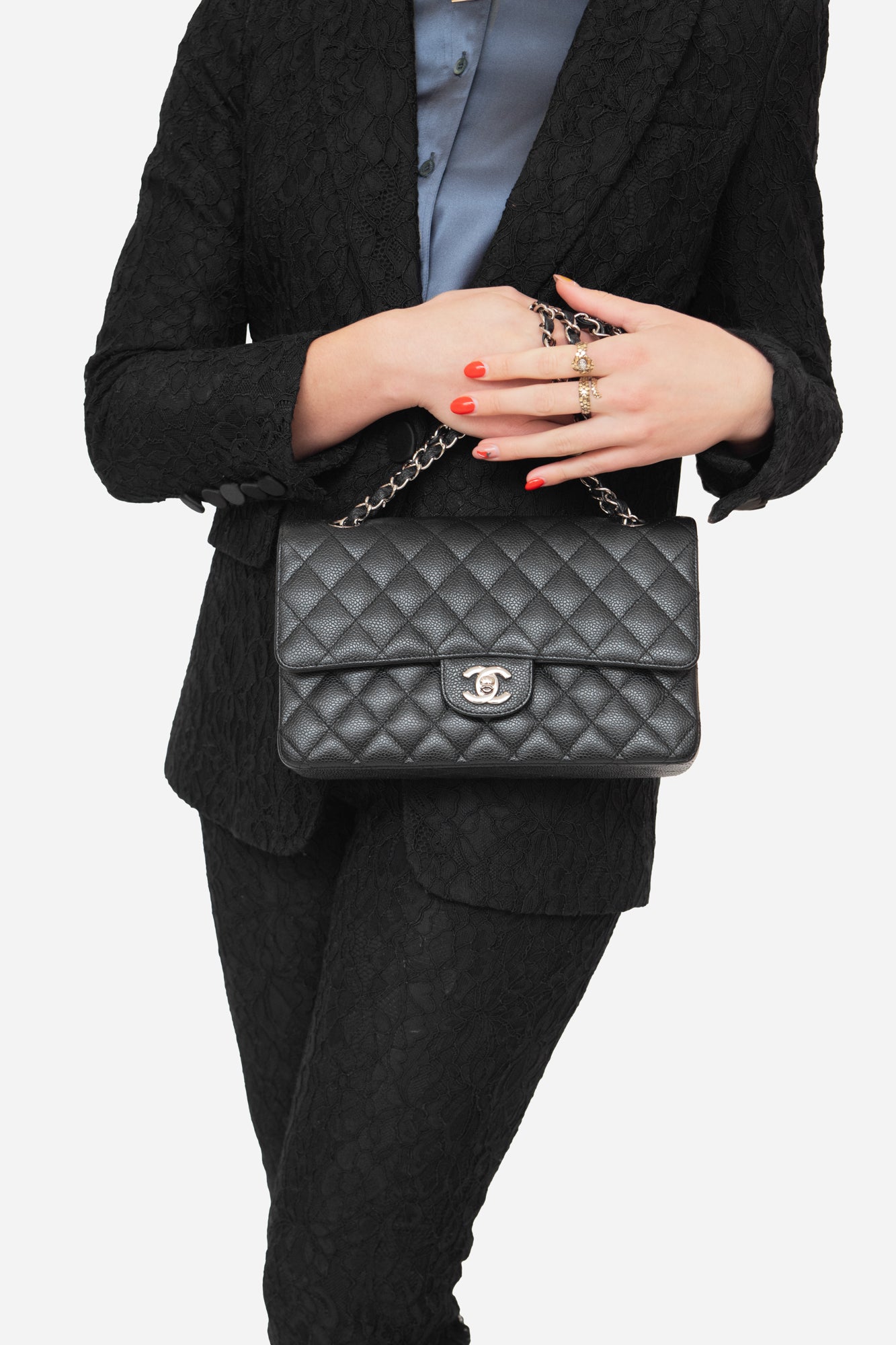 Chanel Vintage Black Large Square Flap Bag – Dina C's Fab and Funky  Consignment Boutique