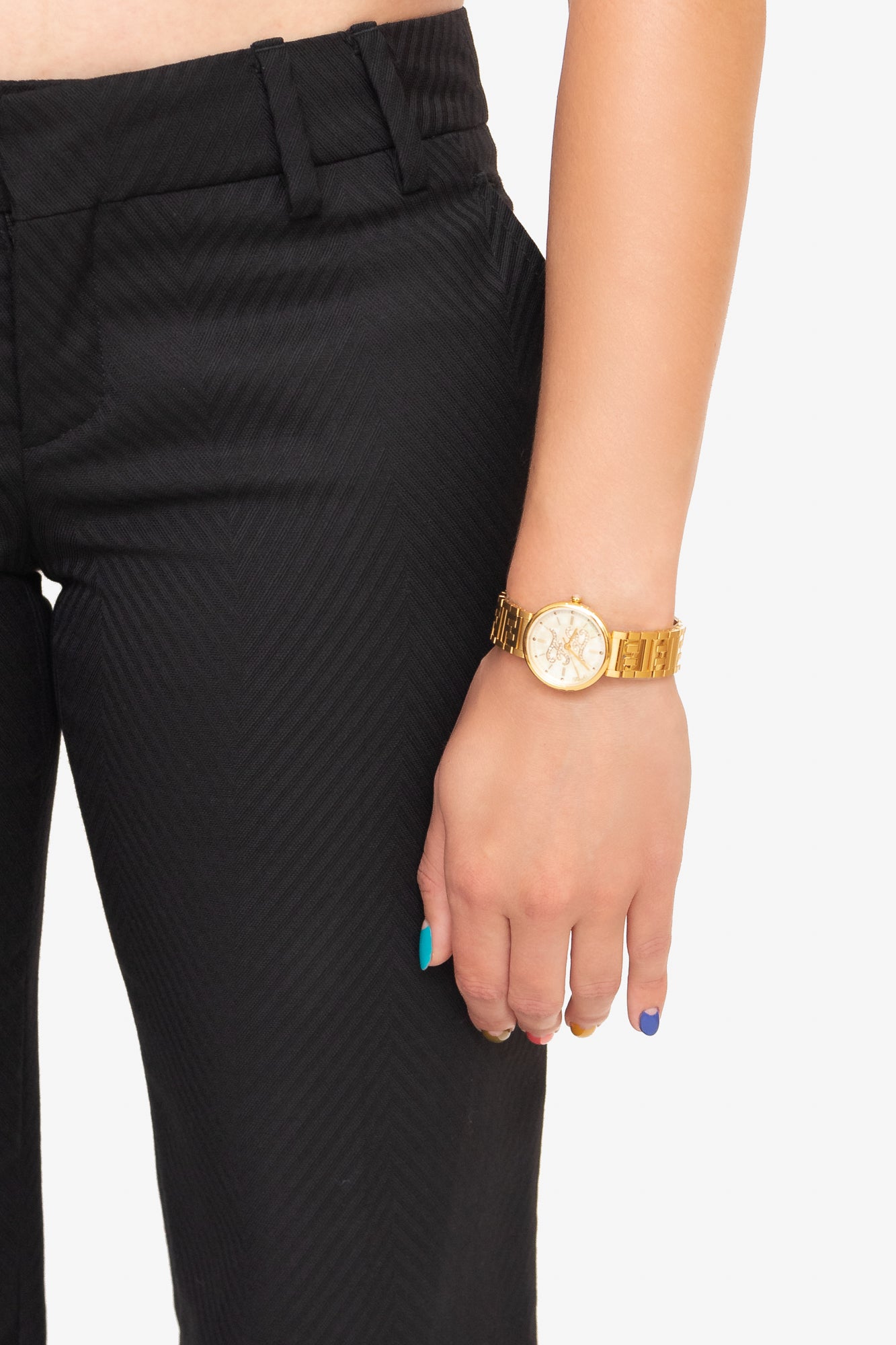 Gold Forever Fendi Watch