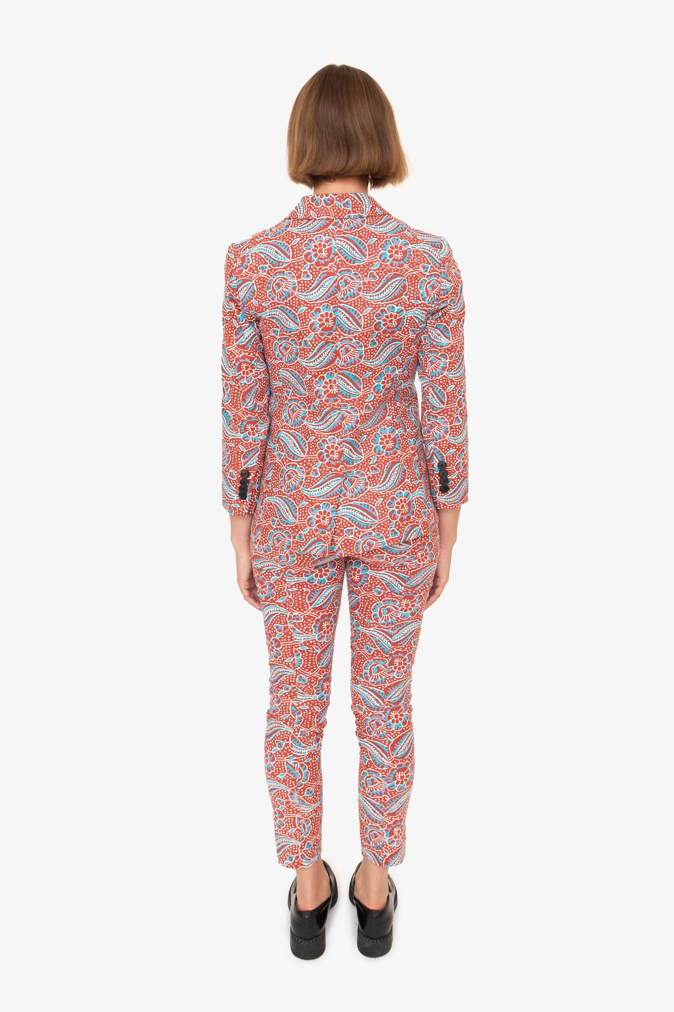 Floral + Paisley Printed Suit