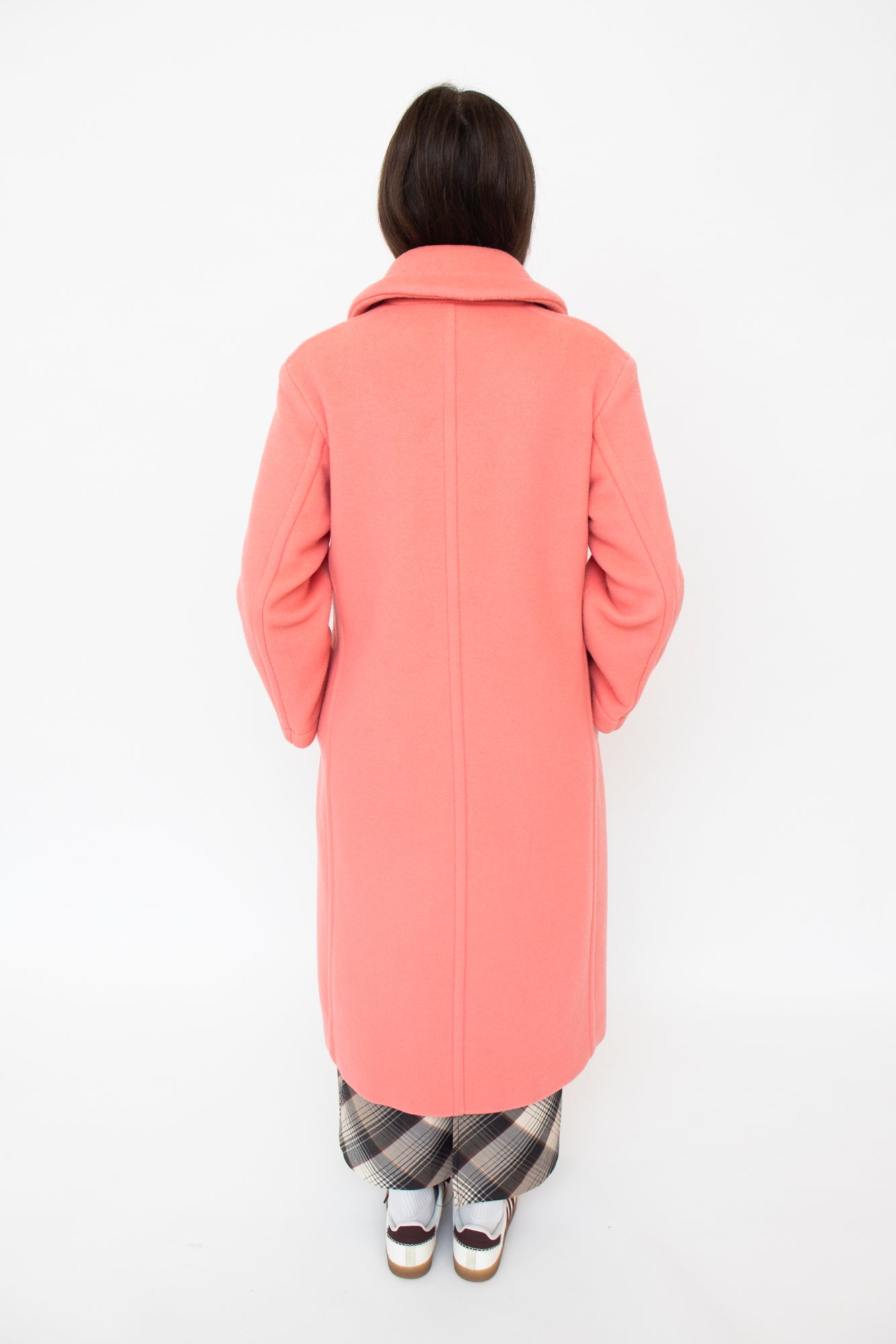 Coral Wool Oversized Peacoat