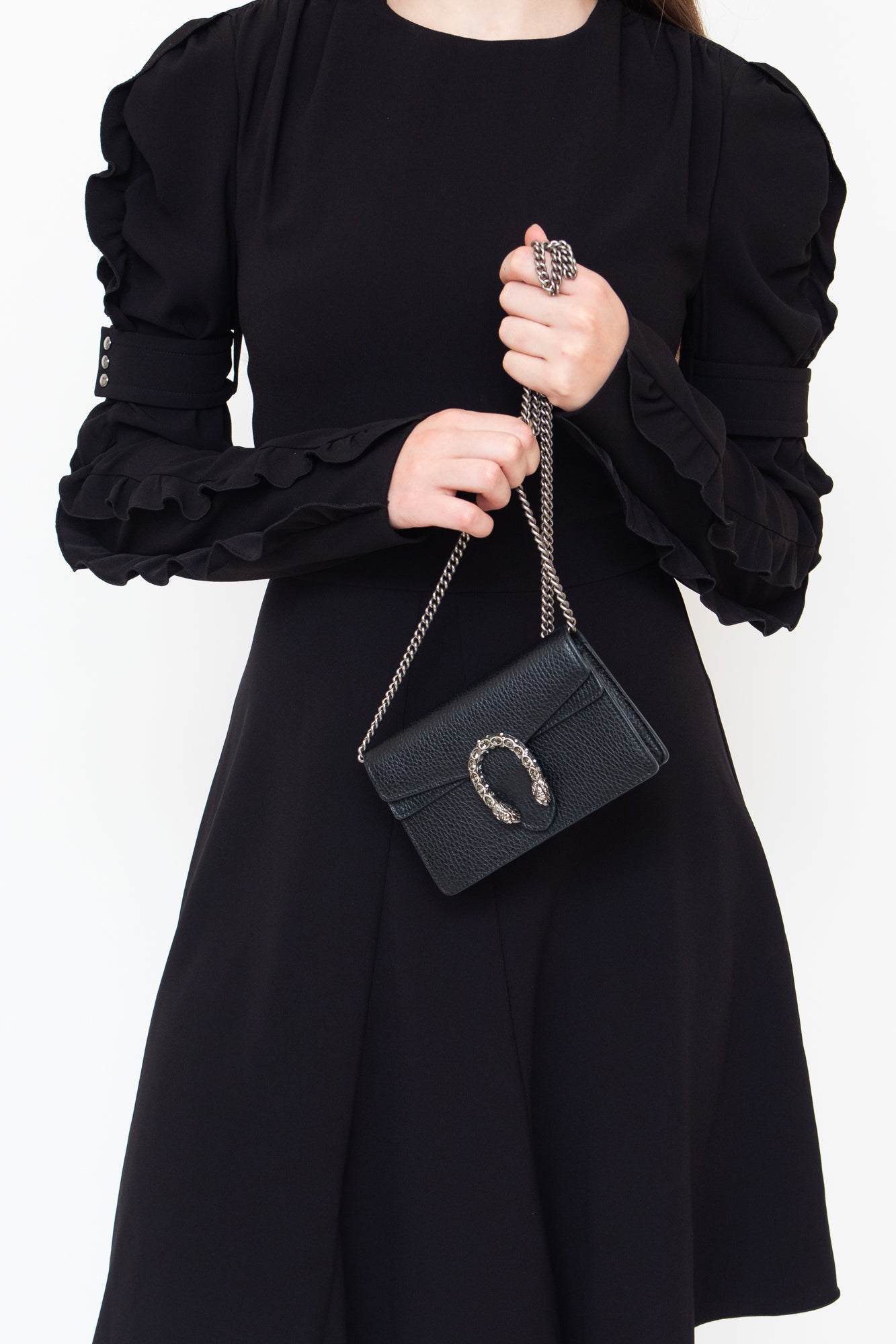 Black Super Mini Dionysus Bag