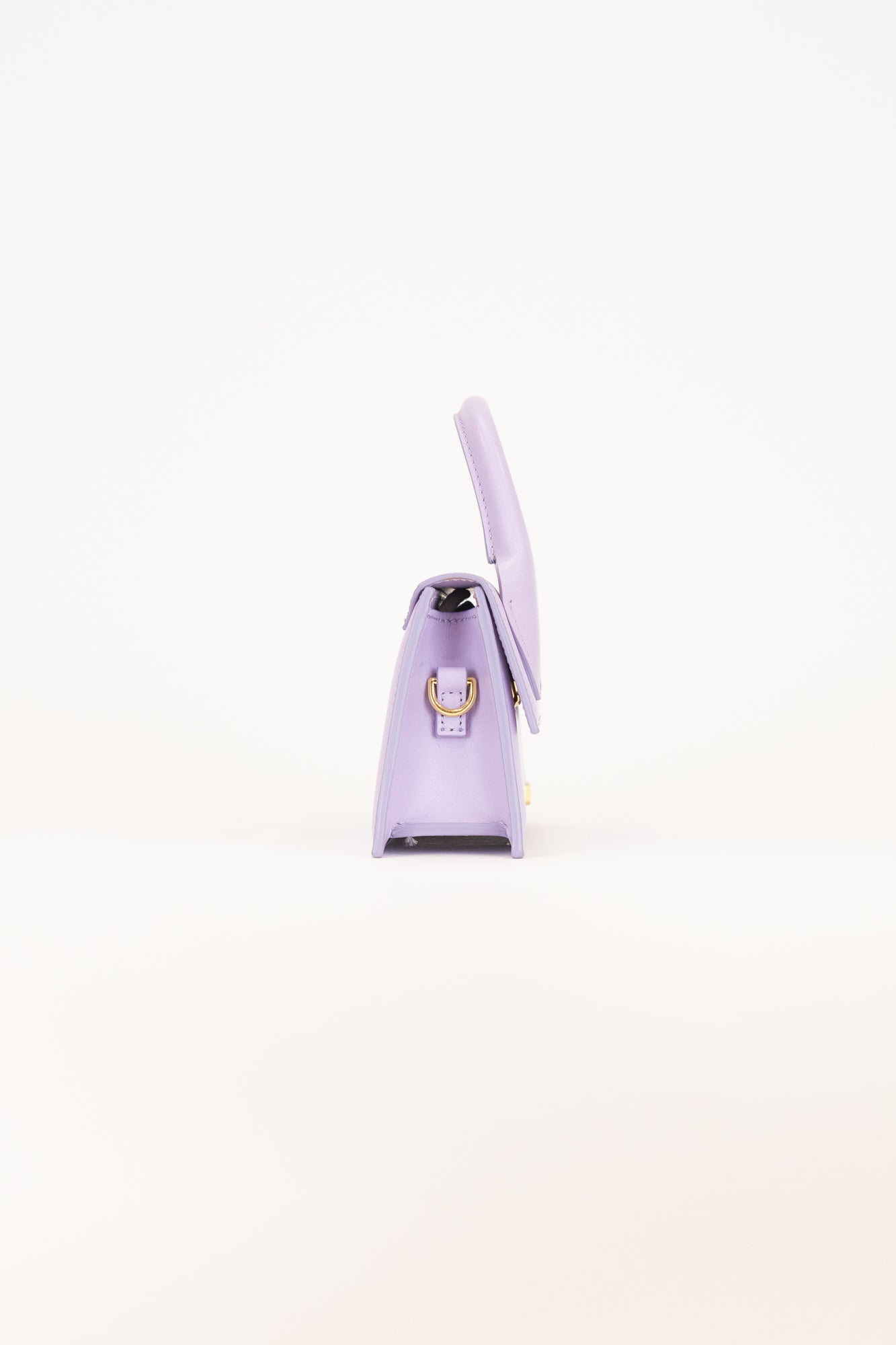 Lavender Long Chiquito Leather Bag