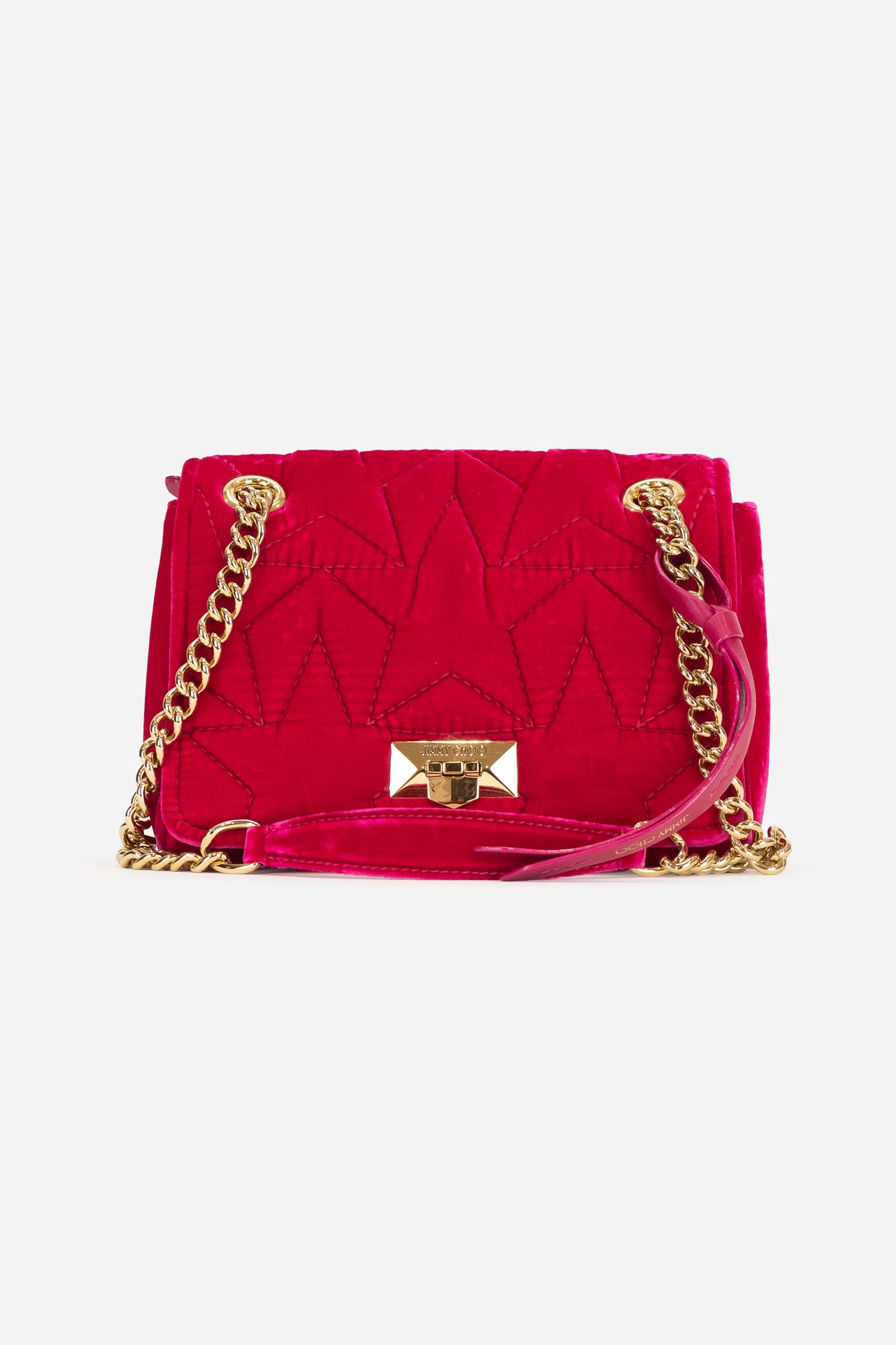 Pink Velvet Helia shoulder bag