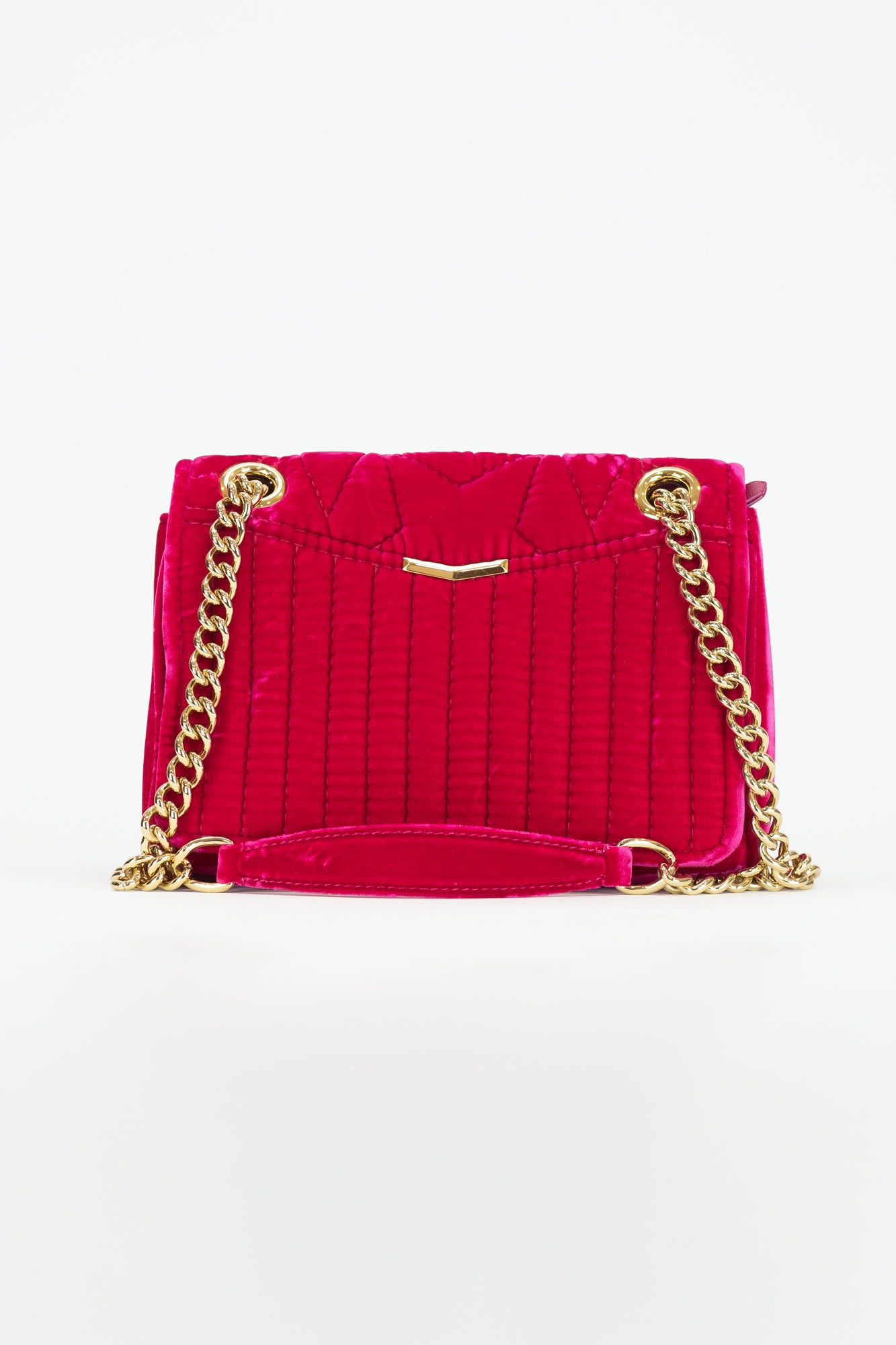 Pink Velvet Helia shoulder bag