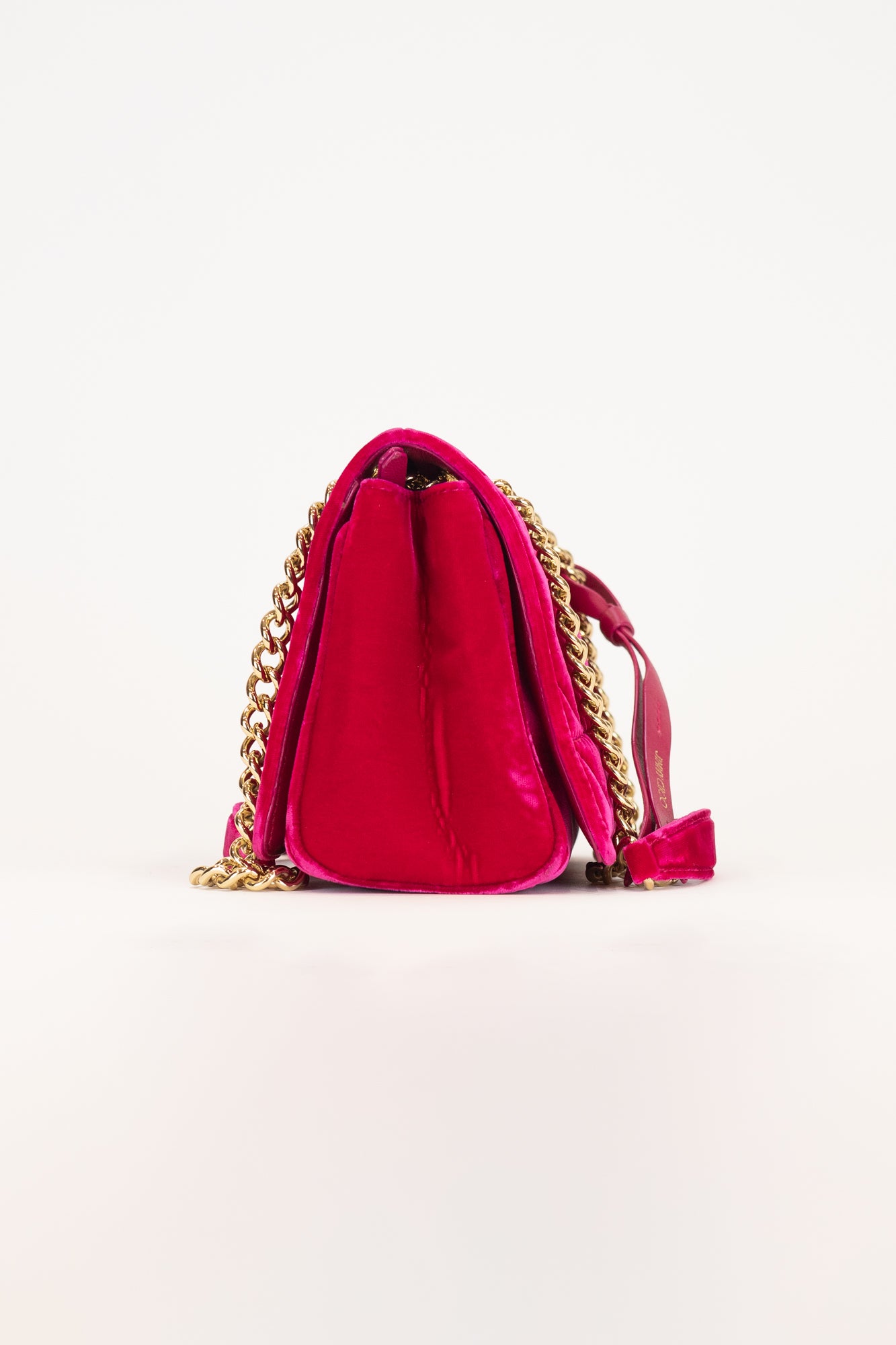 Pink Velvet Helia shoulder bag