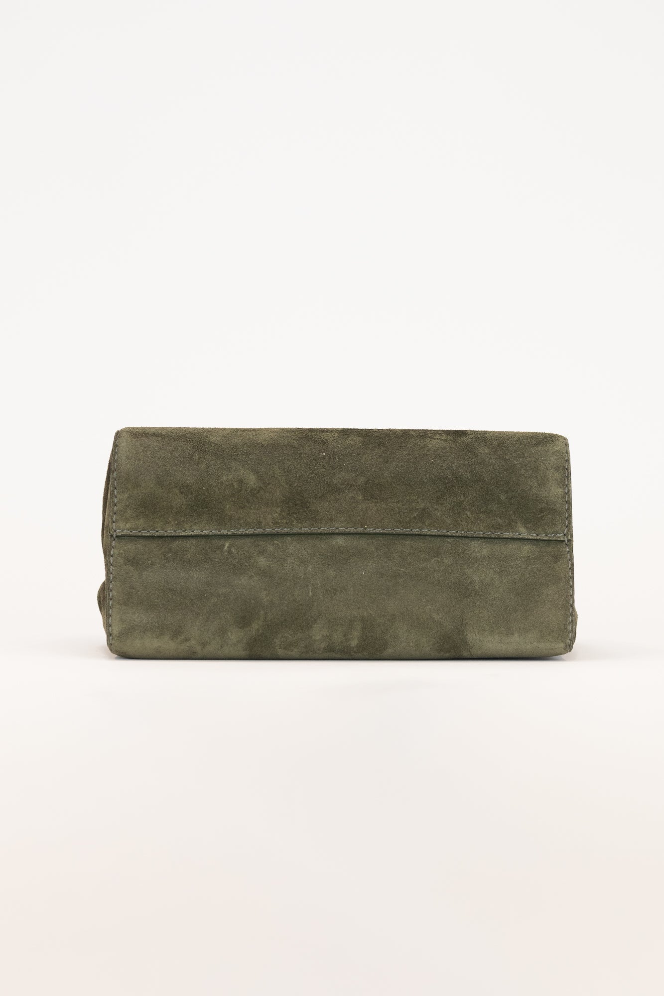 Python + suede shoulder bag