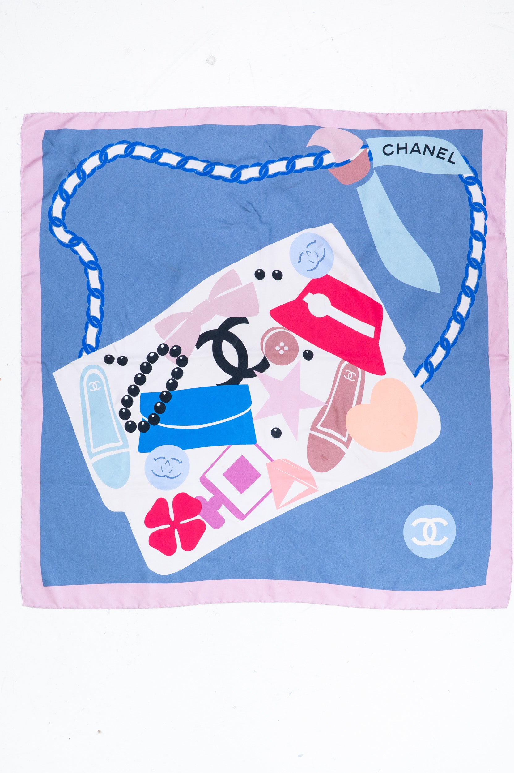 CC Multi Silk Scarf