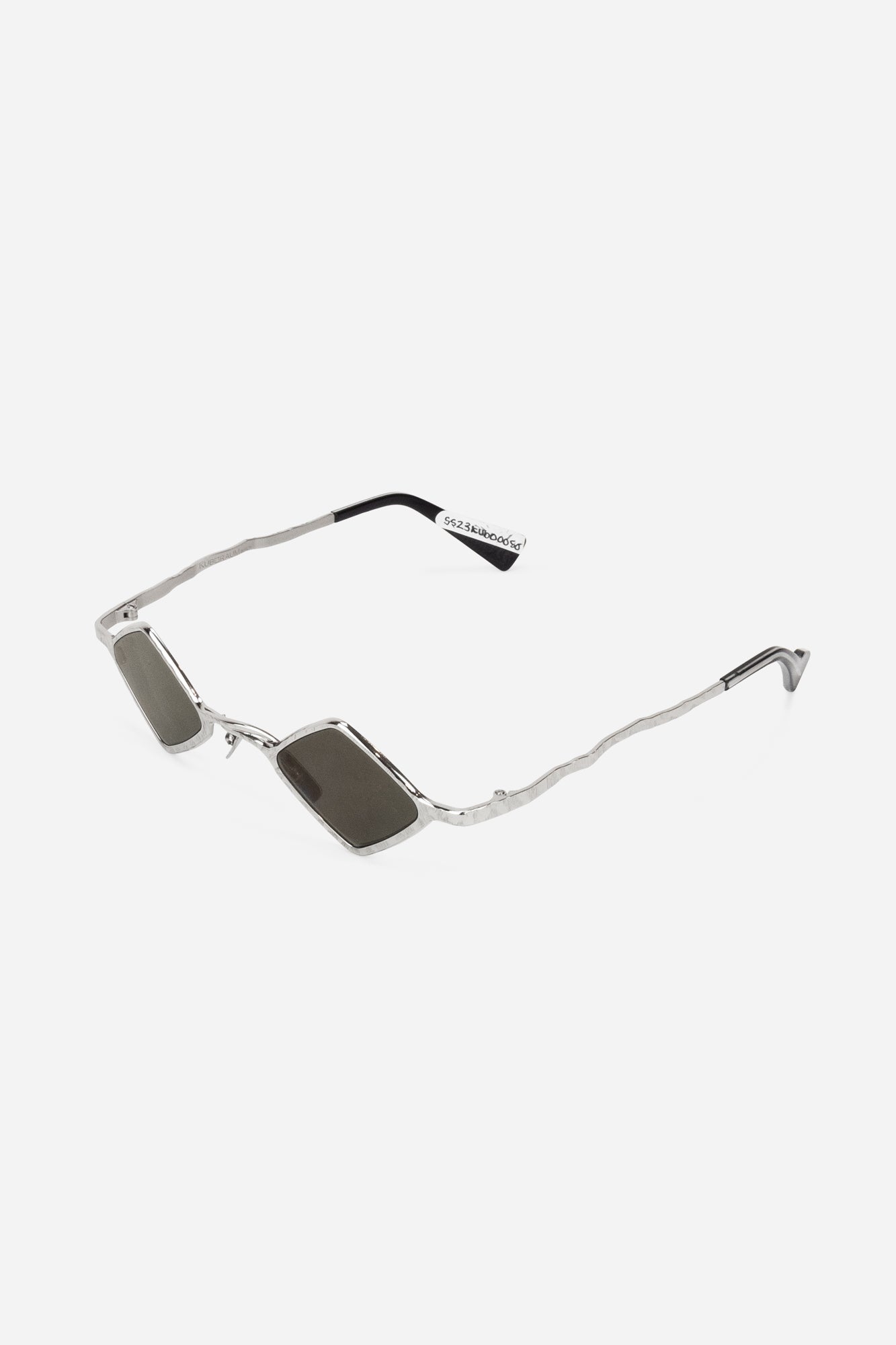 Hammered Gunmetal Diamond Frame Sunglasses