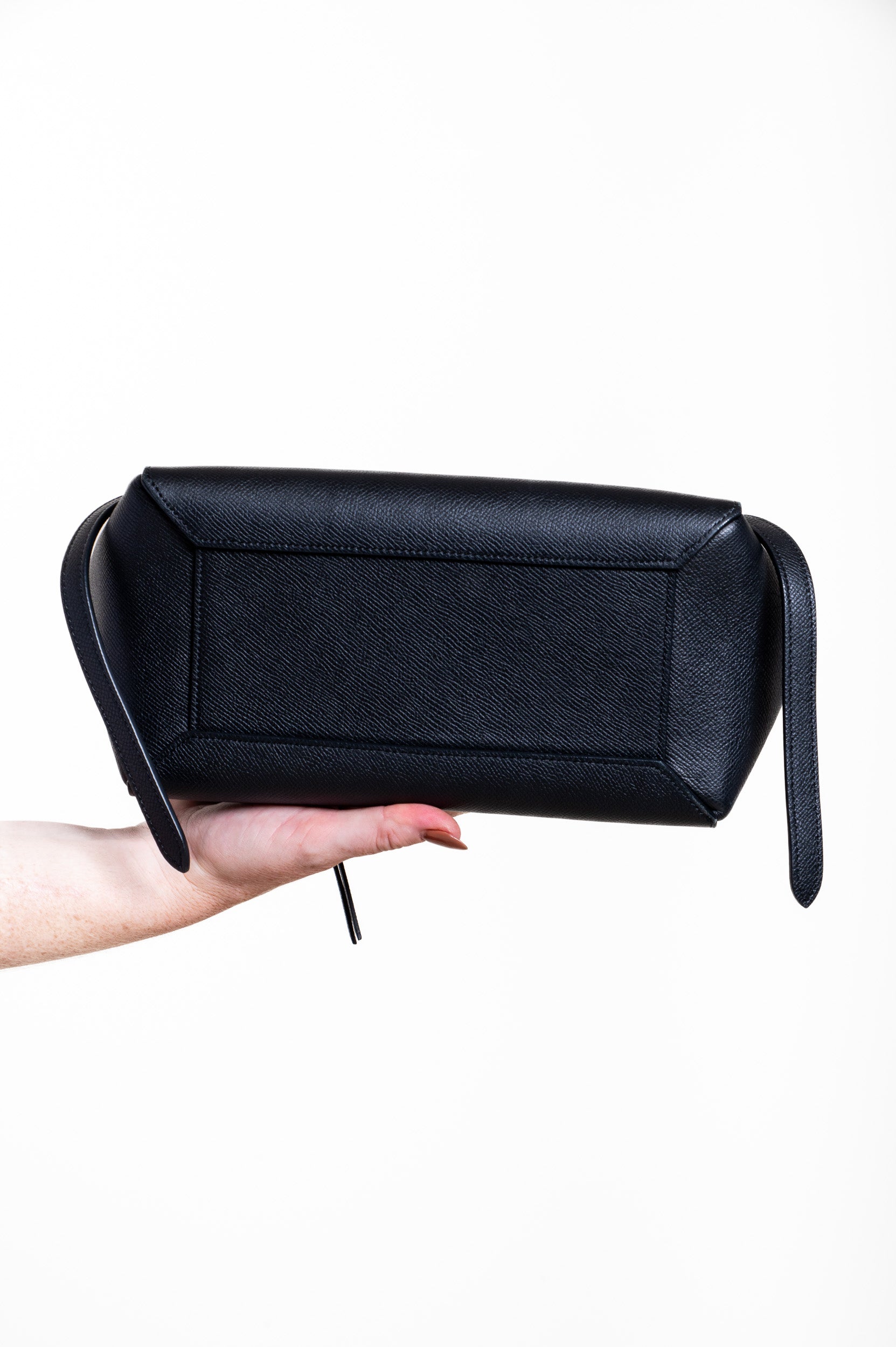 Bottom view of Celine Micro Calfskin Belt Bag