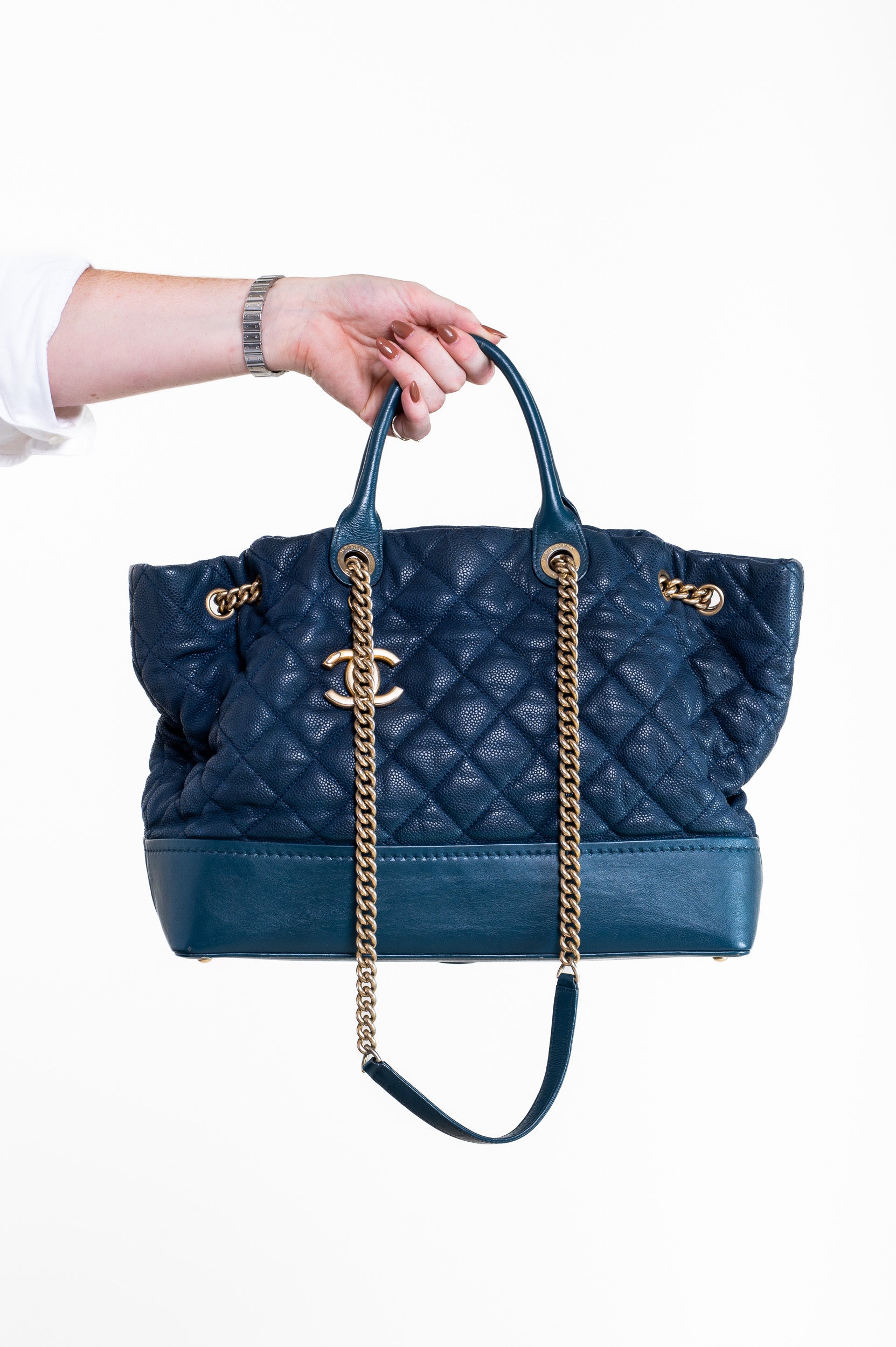 Caviar Globe Trotter Shopping Tote