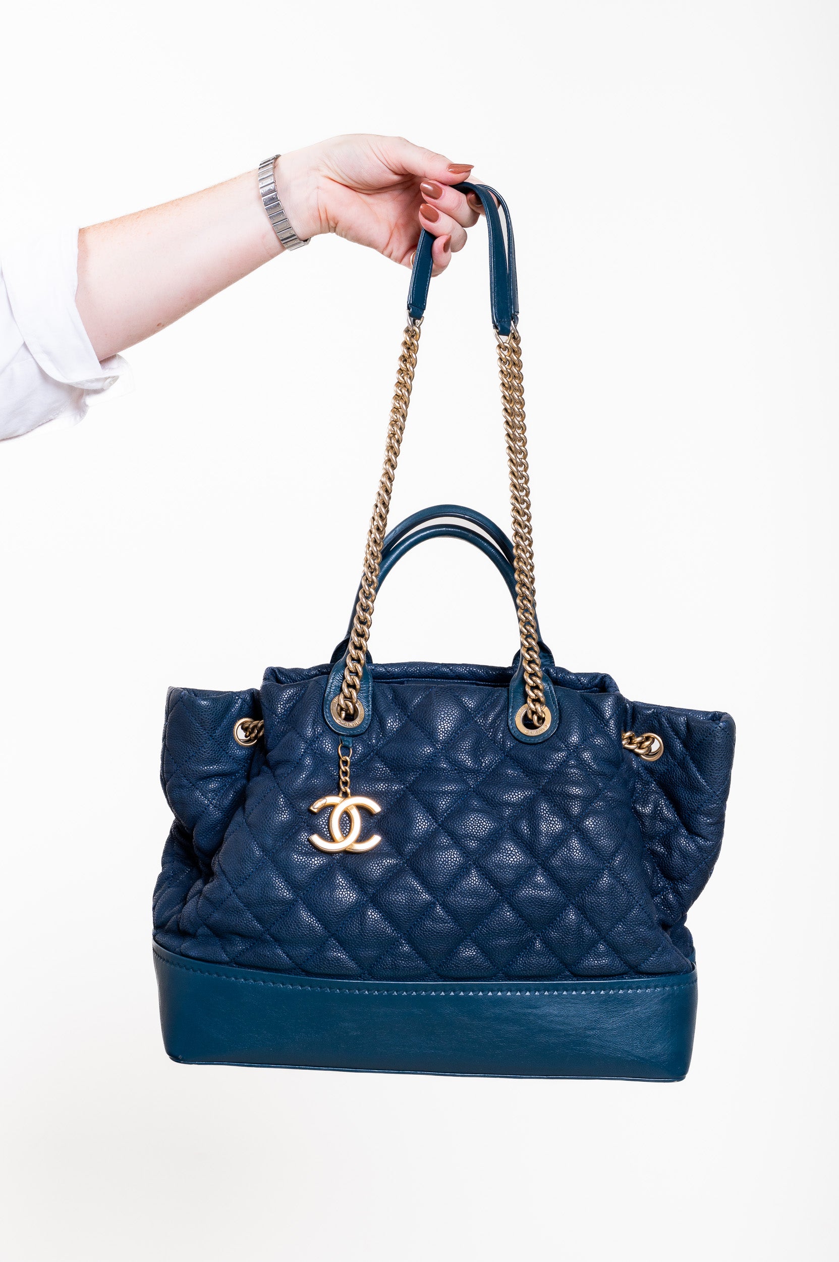 Caviar Globe Trotter Shopping Tote