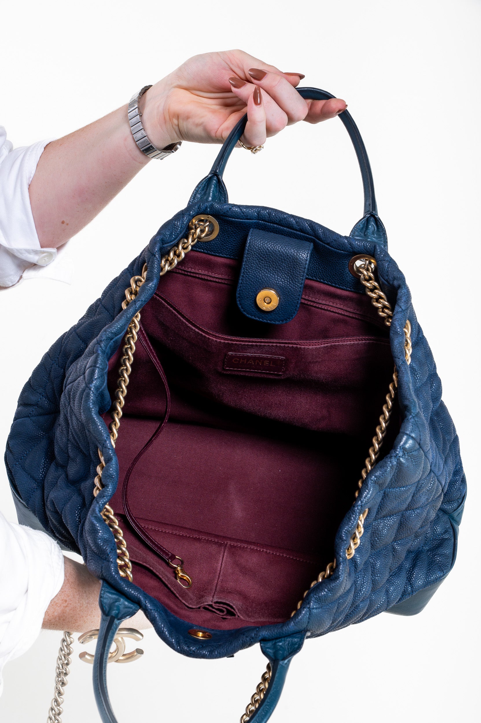Caviar Globe Trotter Shopping Tote