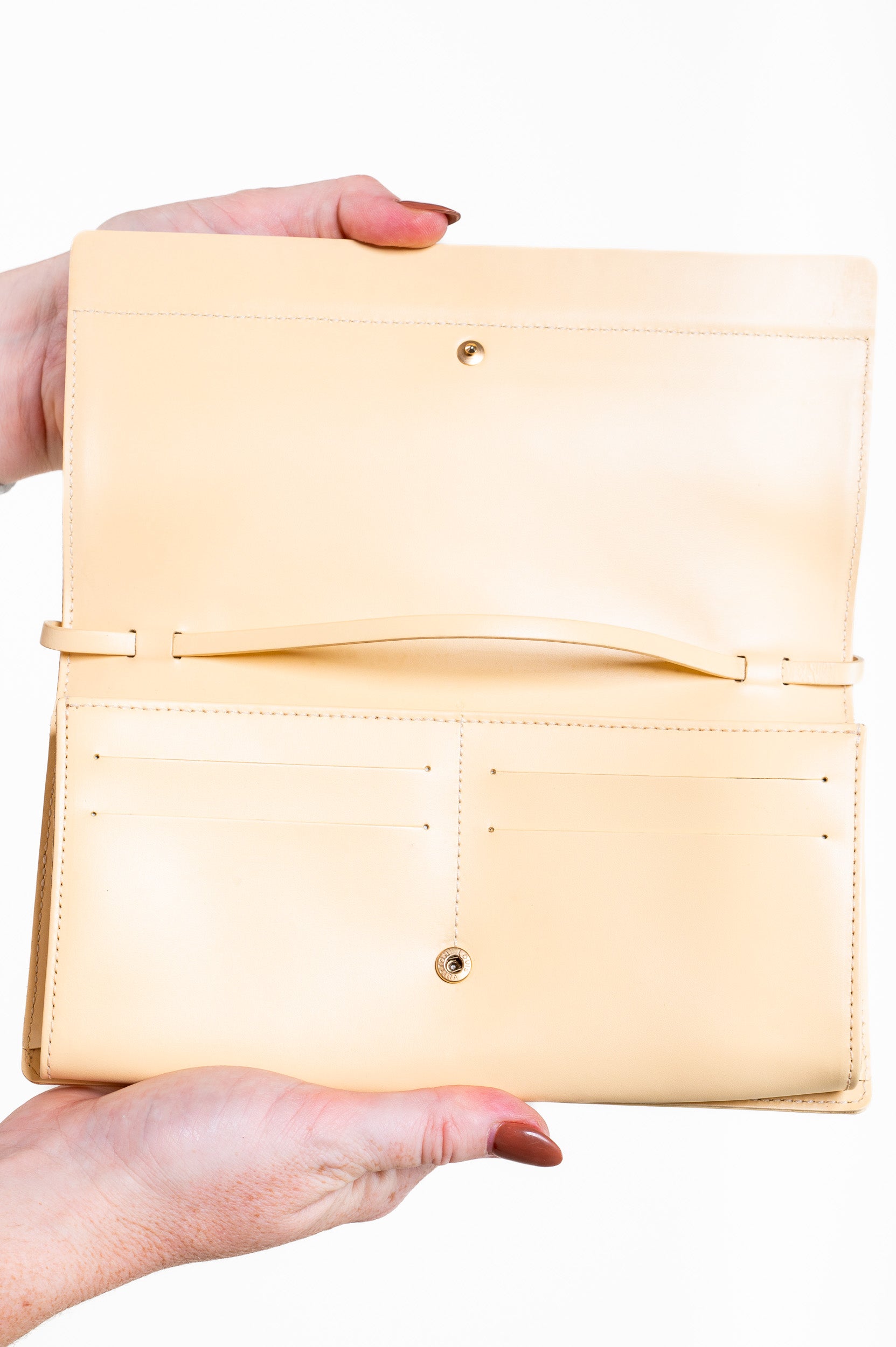 Vintage Epi Honfleur Clutch Wallet on Chain with Strap